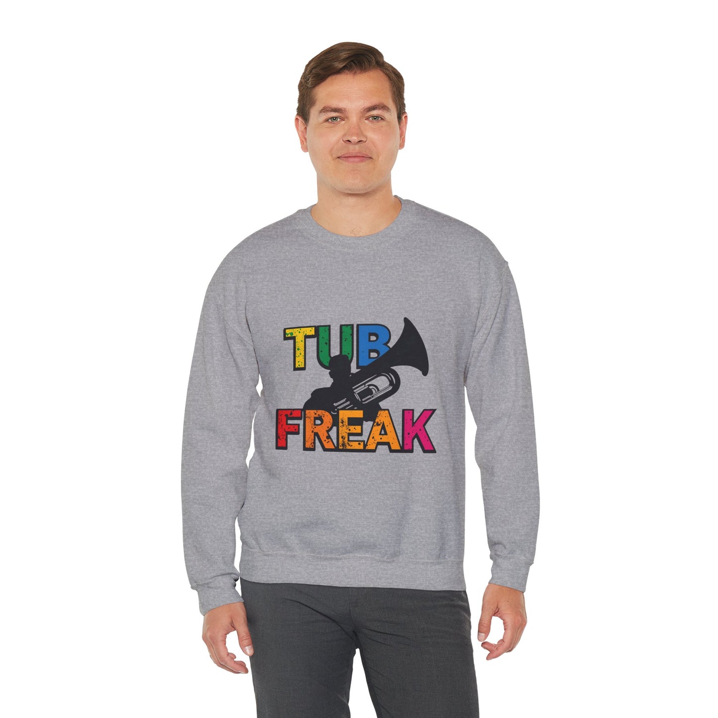 "Tuba Freak" Colorful Crew neck Sweatshirt