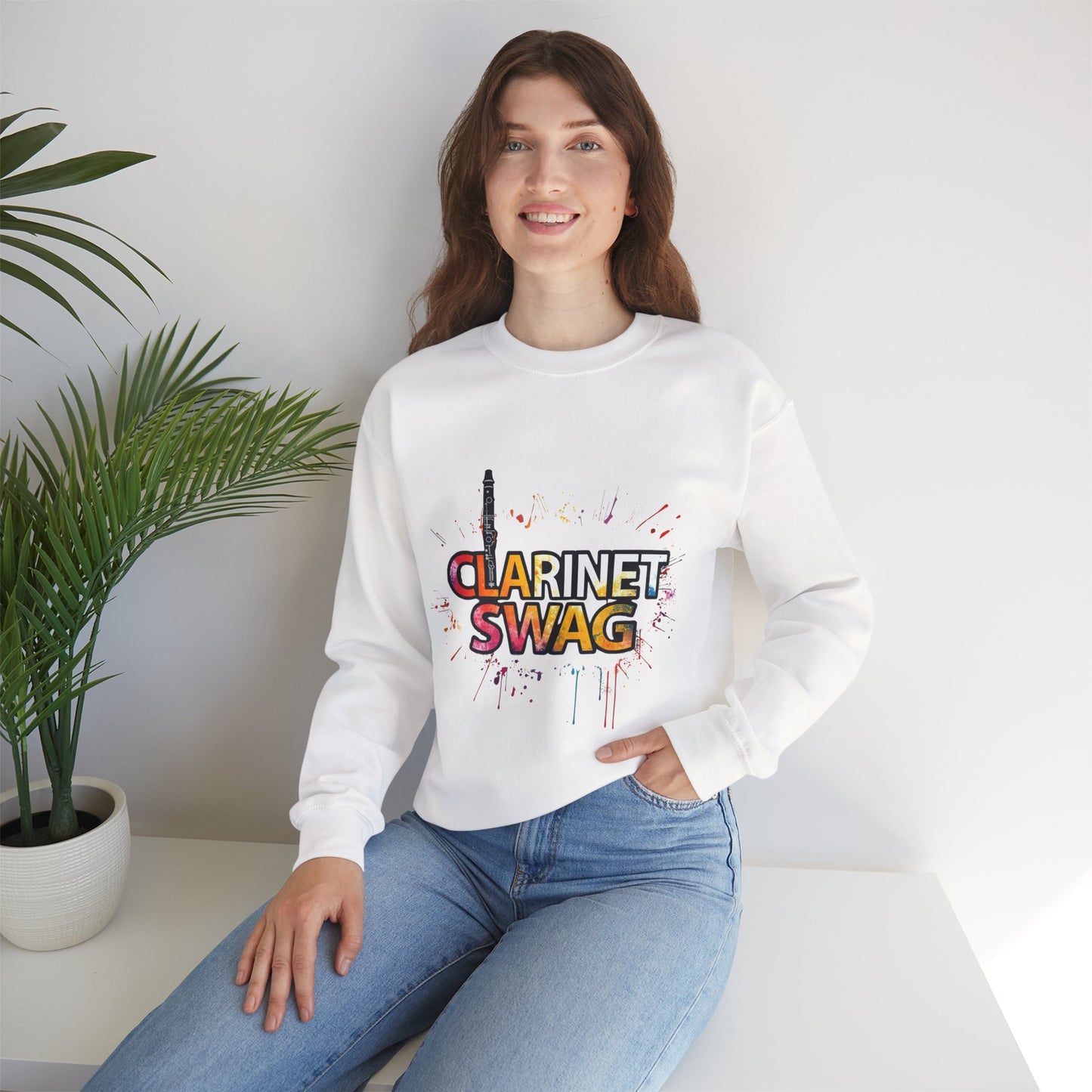 "Clarinet Swag" Unisex Crewneck Sweatshirt