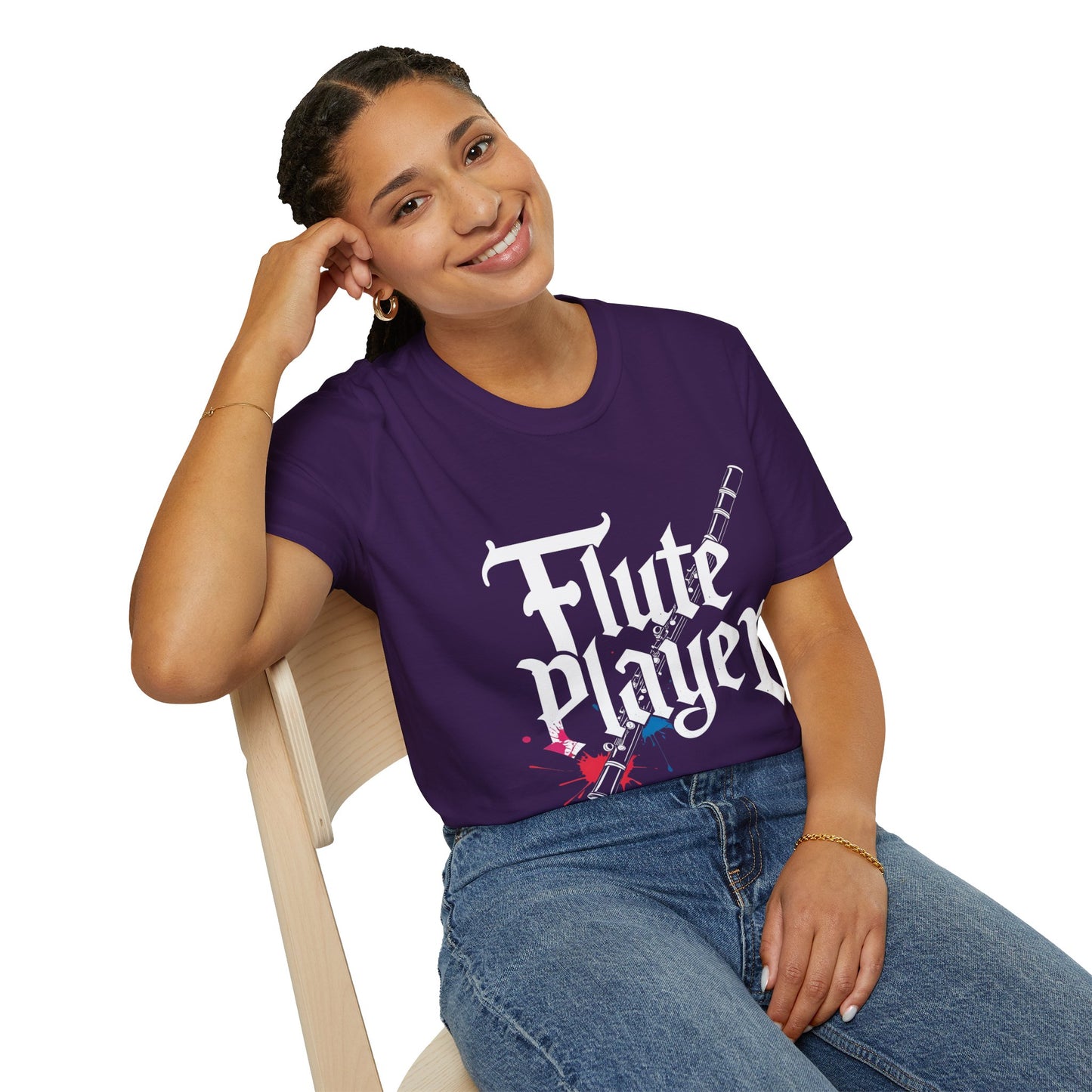"Flute Player" Unisex T-Shirt