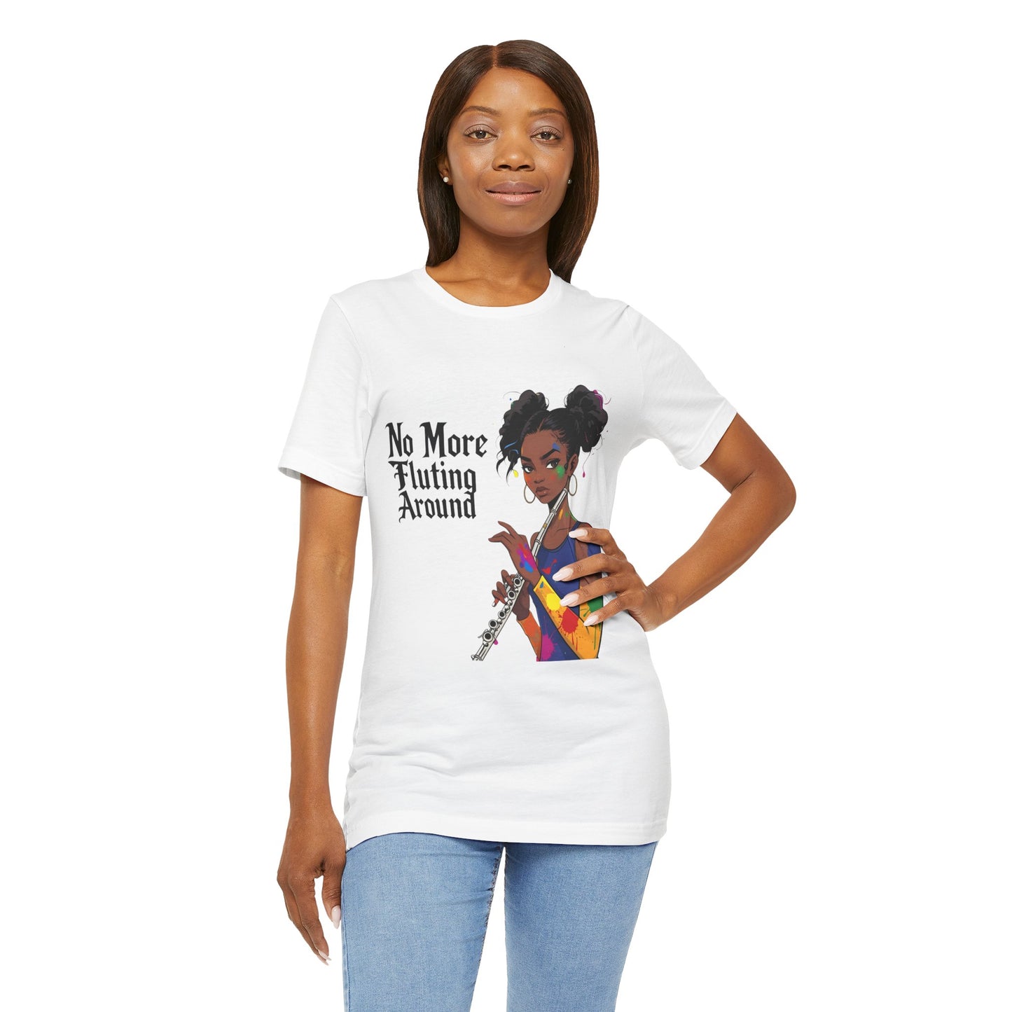 "No More Fluting Around" Unisex Musician Tee