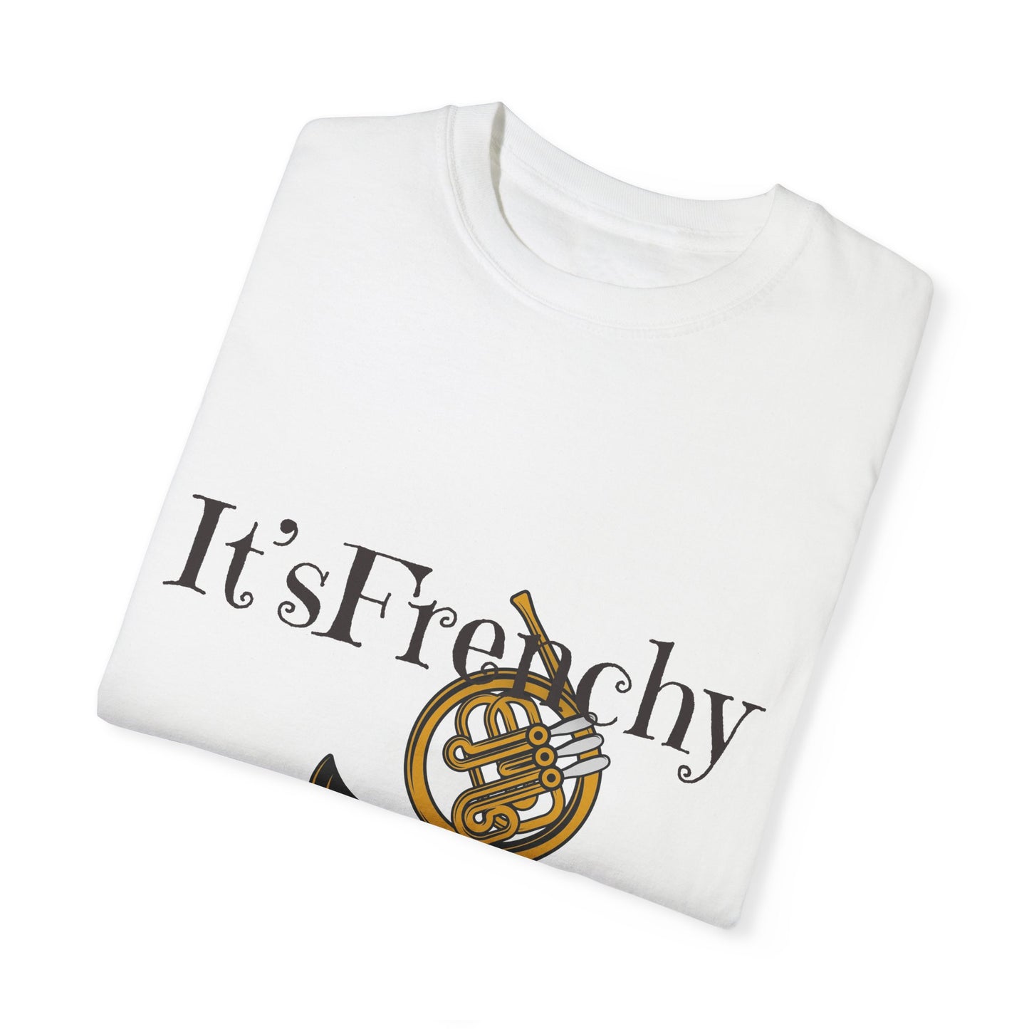 "French Horn" Unisex Garment-Dyed T-shirt