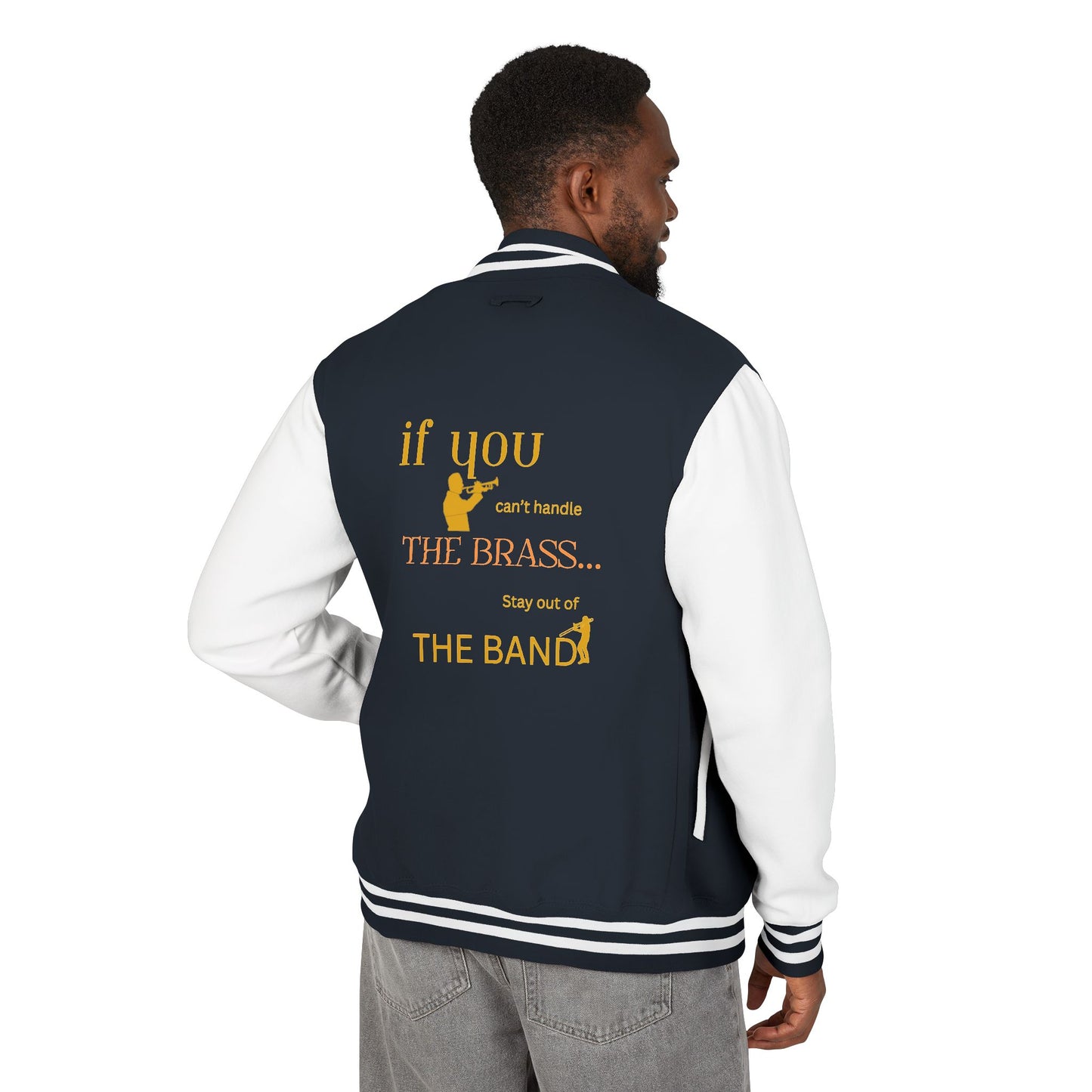 "Trumpet" Unisex Brass Band Letterman Jacket