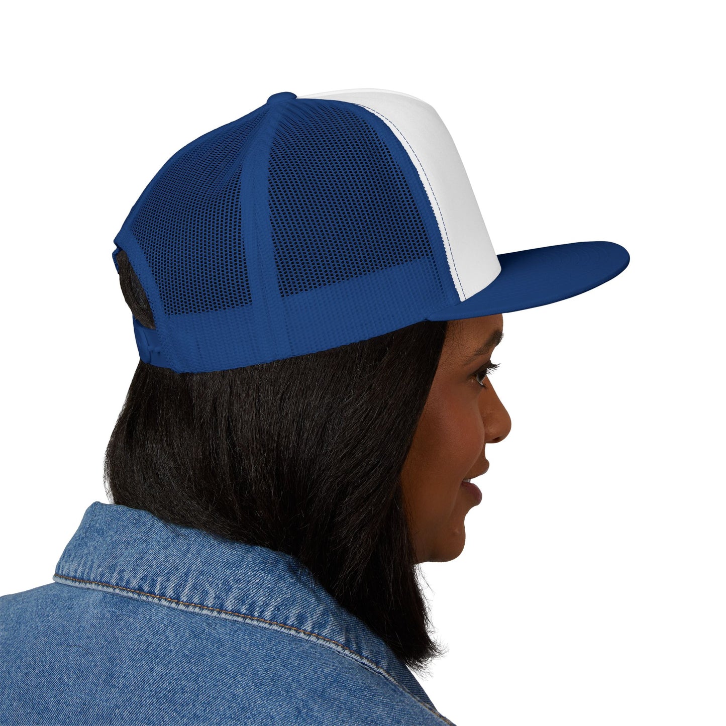 Embroidered "Clarinet" 5 Panel Trucker Cap