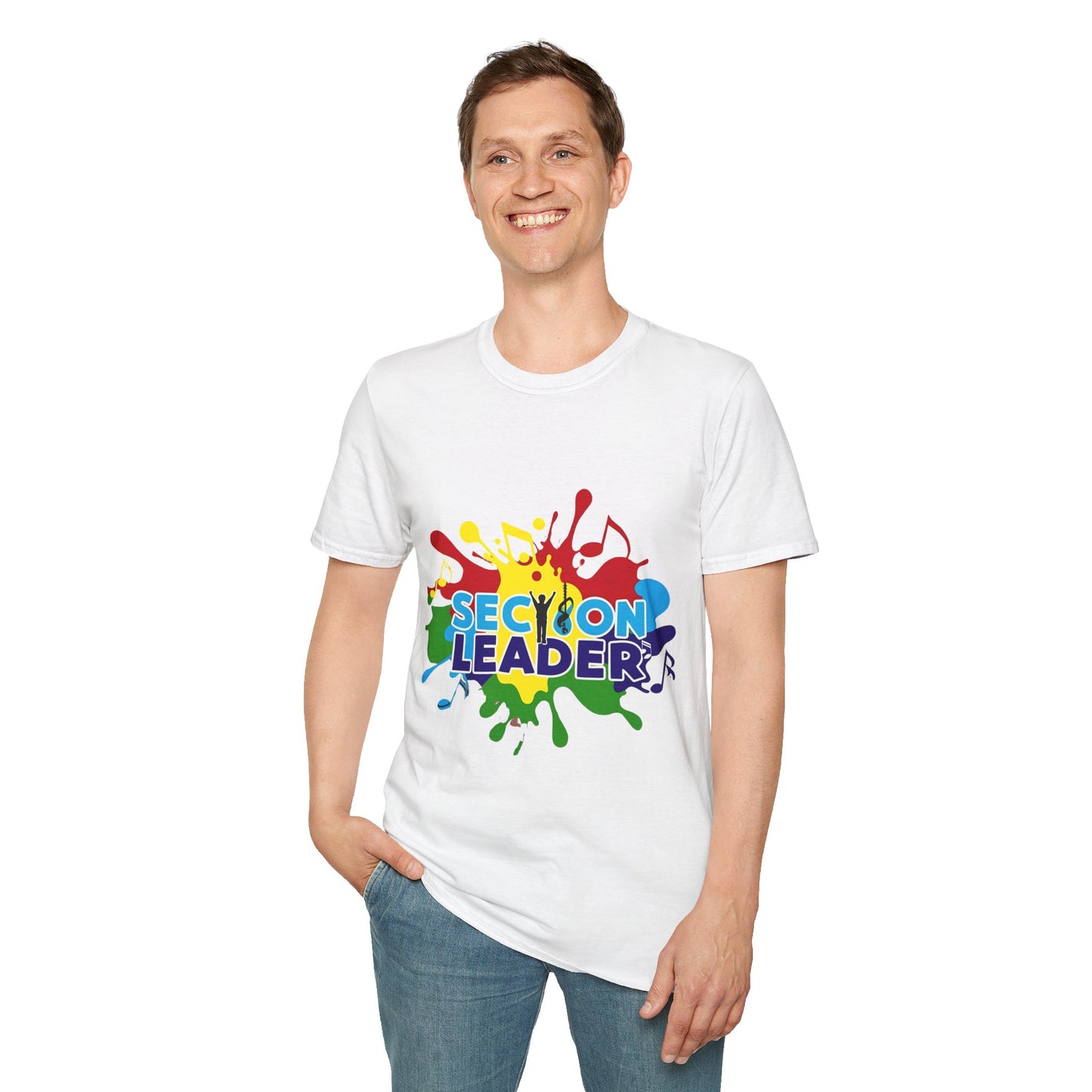 Splash Paint "Section Leader" Unisex Soft-style T-Shirt