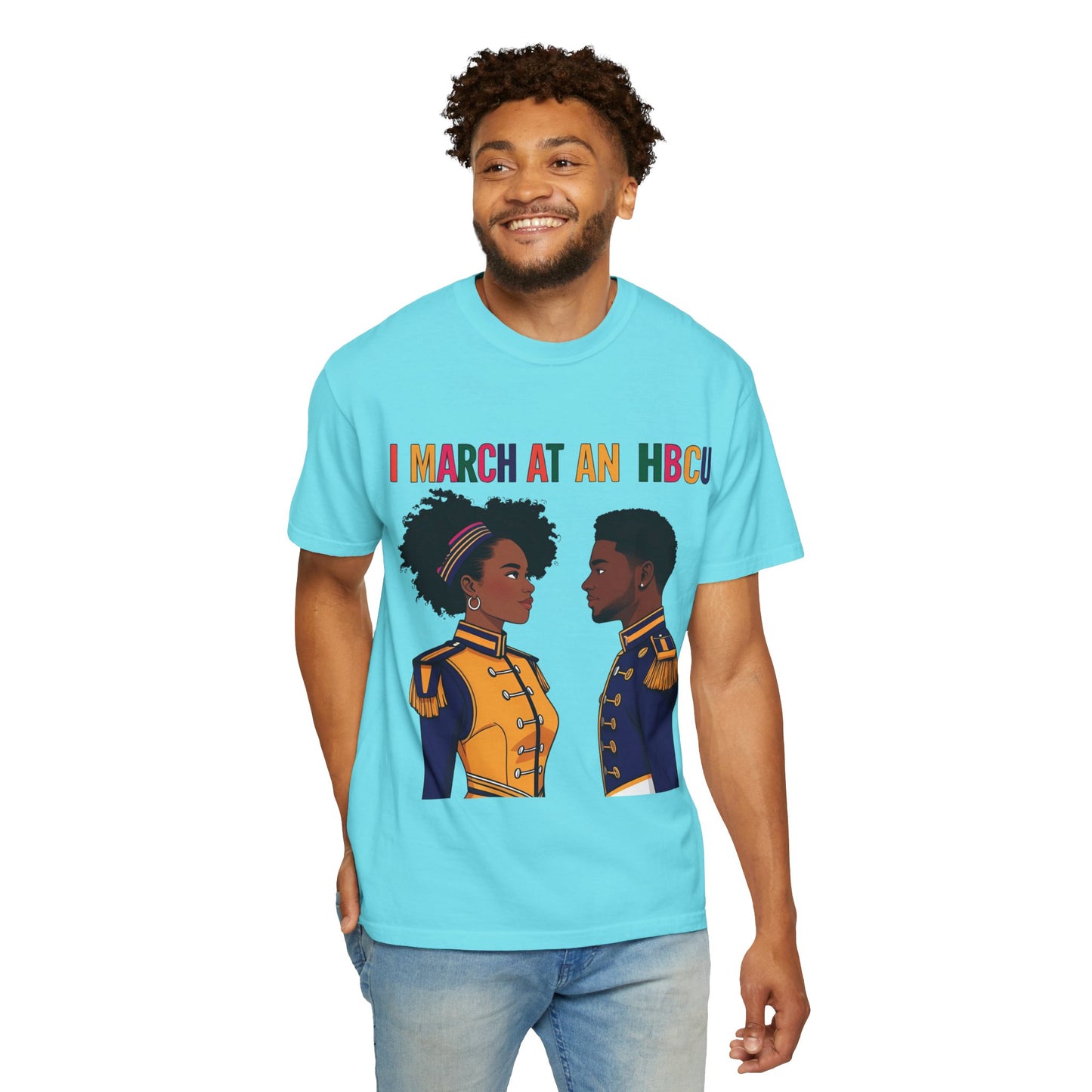 "HBCU Pride" Unisex Garment-Dyed T-shirt with