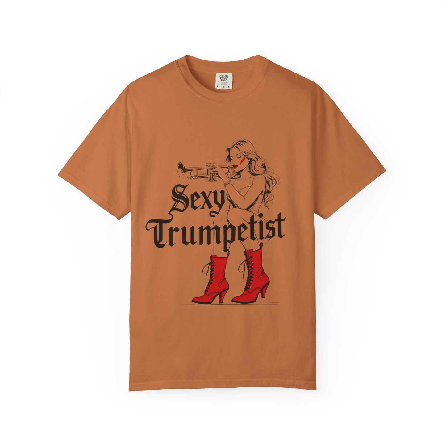 "Sexy Trumpetist" Unisex Garment-Dyed T-shirt