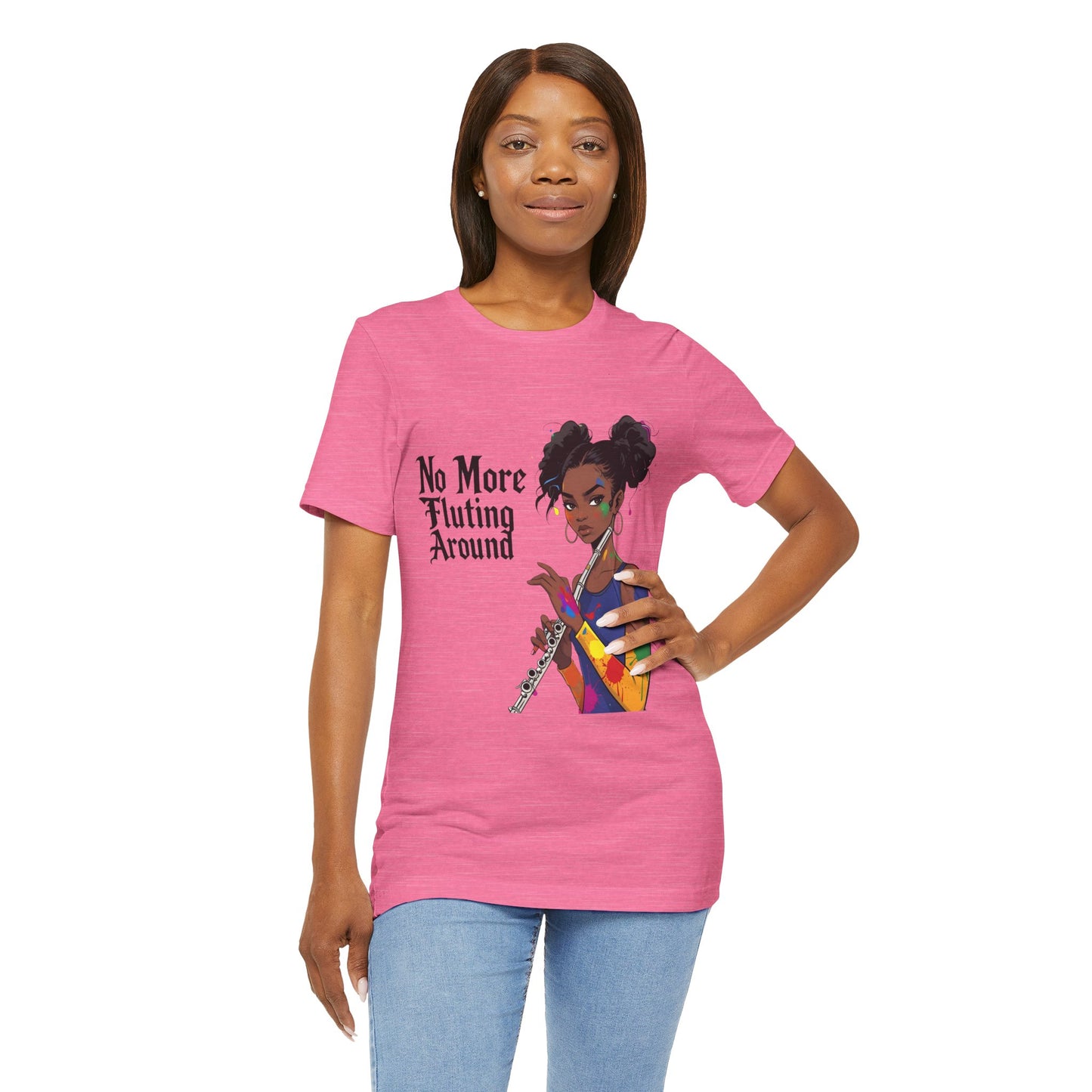 "No More Fluting Around" Unisex Musician Tee