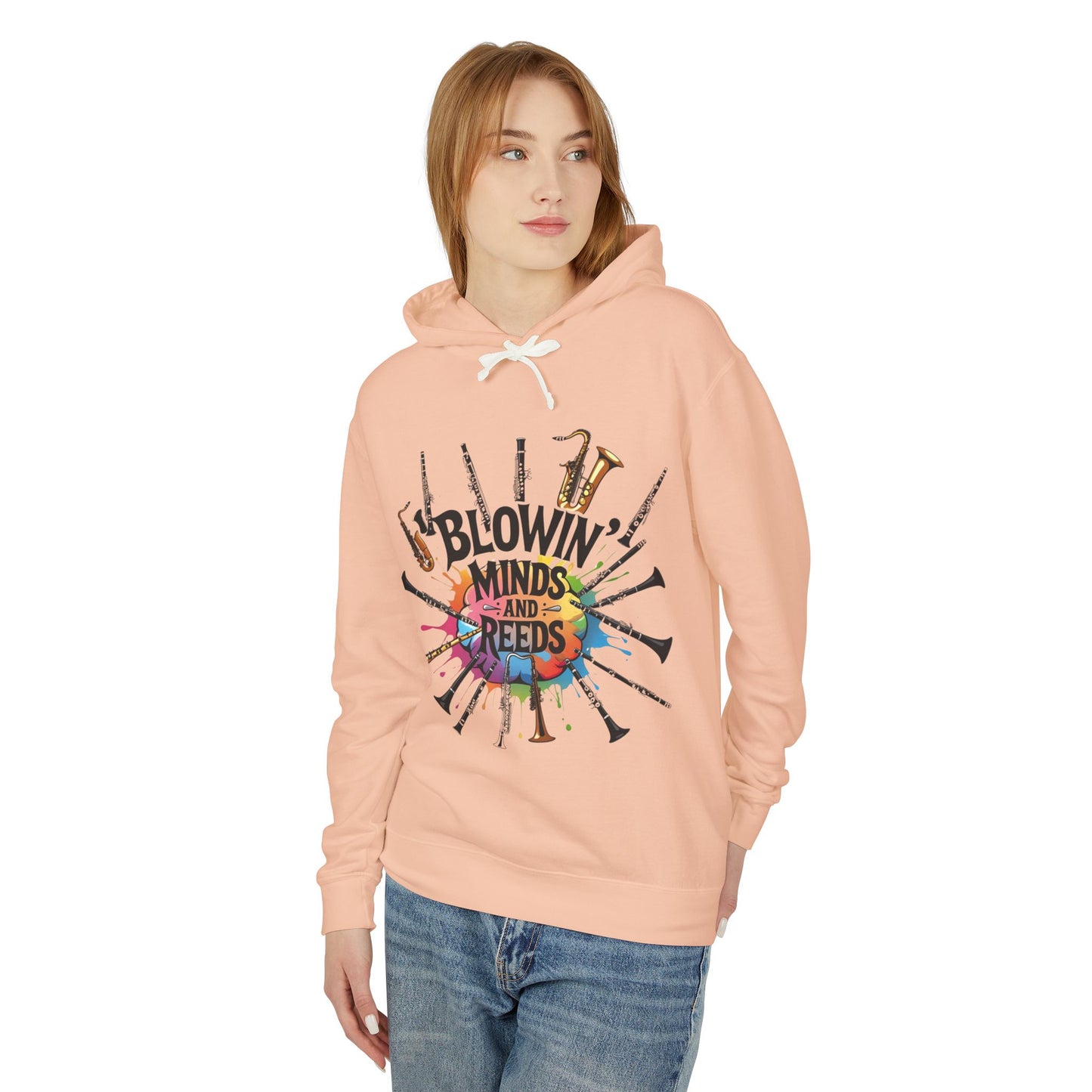 "Blowin' Minds" Unisex Lightweight Hoodie