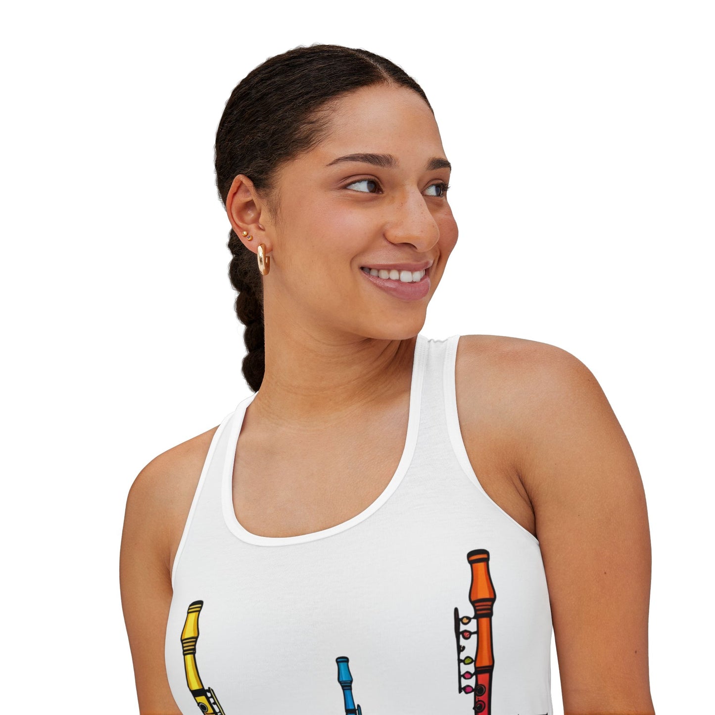 Colorful "Clarinet" Women's Tank Top