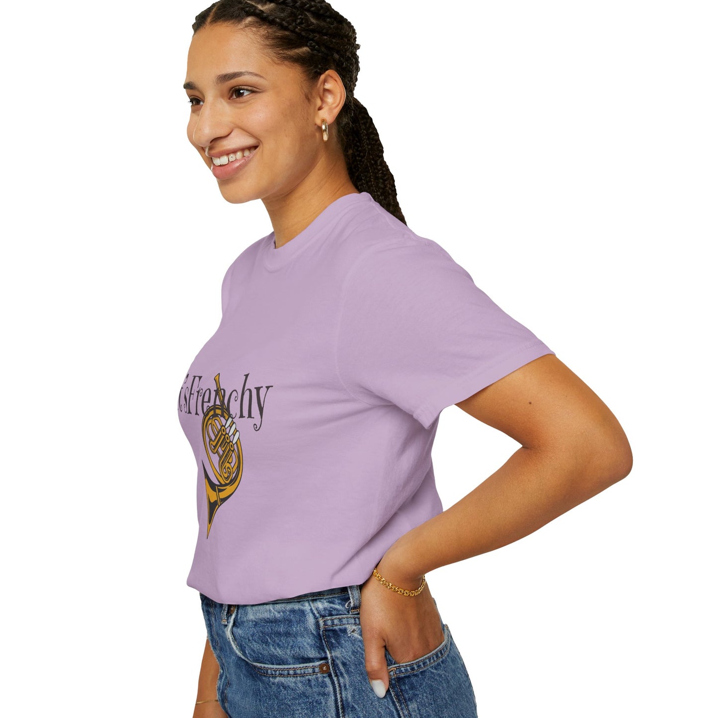 "French Horn" Unisex Garment-Dyed T-shirt