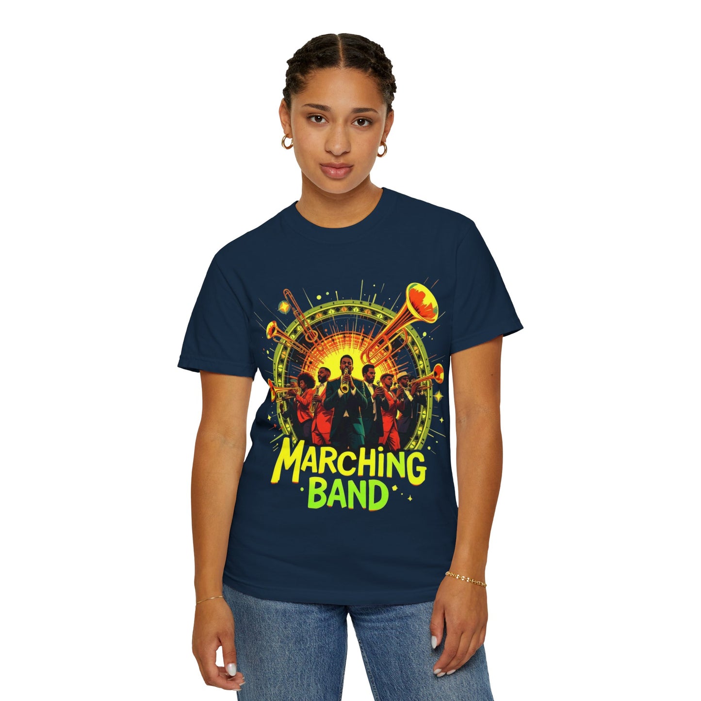 "Marching Band" Unisex Garment Dyed T-Shirt
