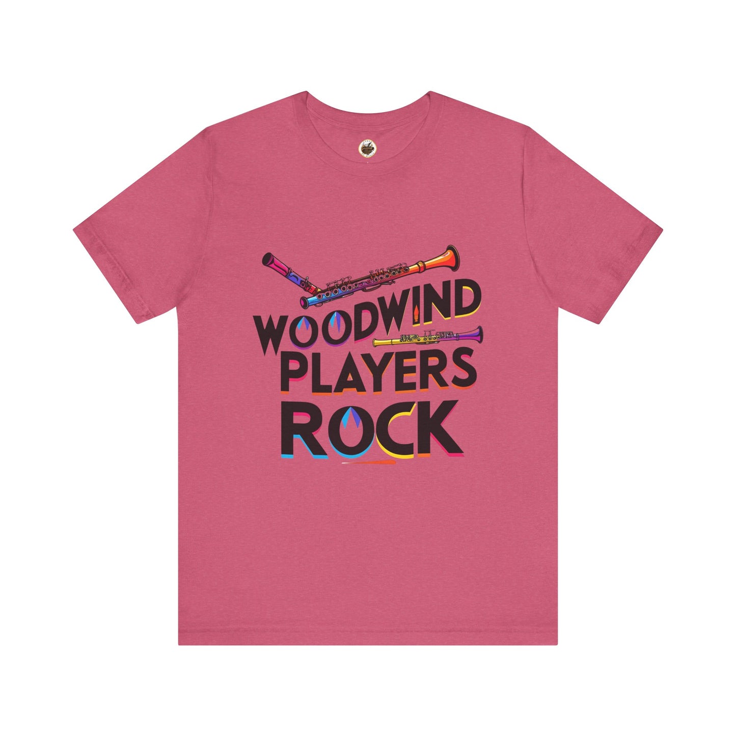 "Woodwind Players Rock" Unisex Short Sleeve T-Shirt