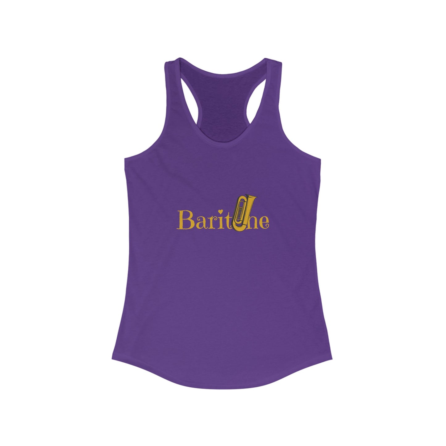 "Baritone" Women's Ideal Racerback Tank