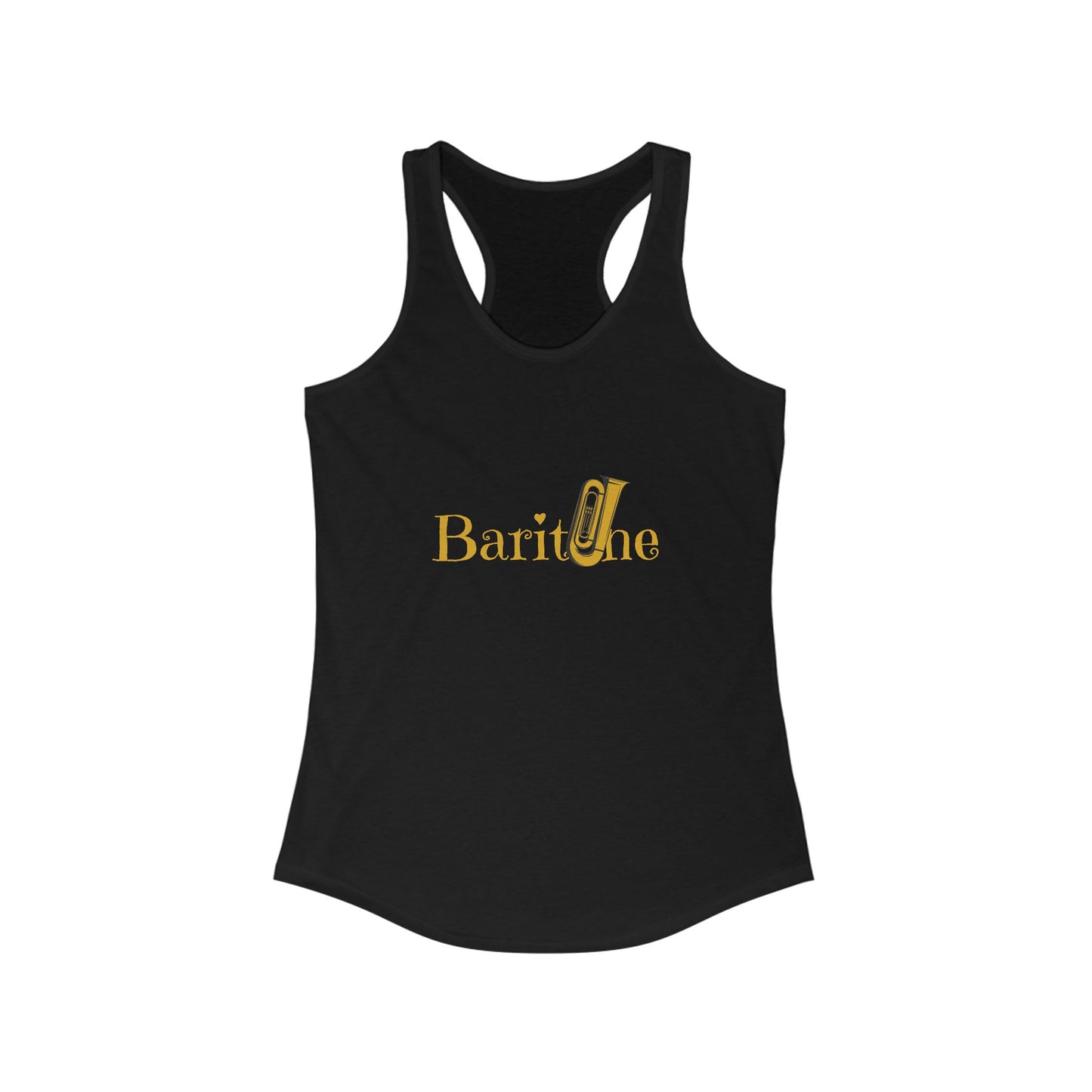 "Baritone" Women's Ideal Racerback Tank