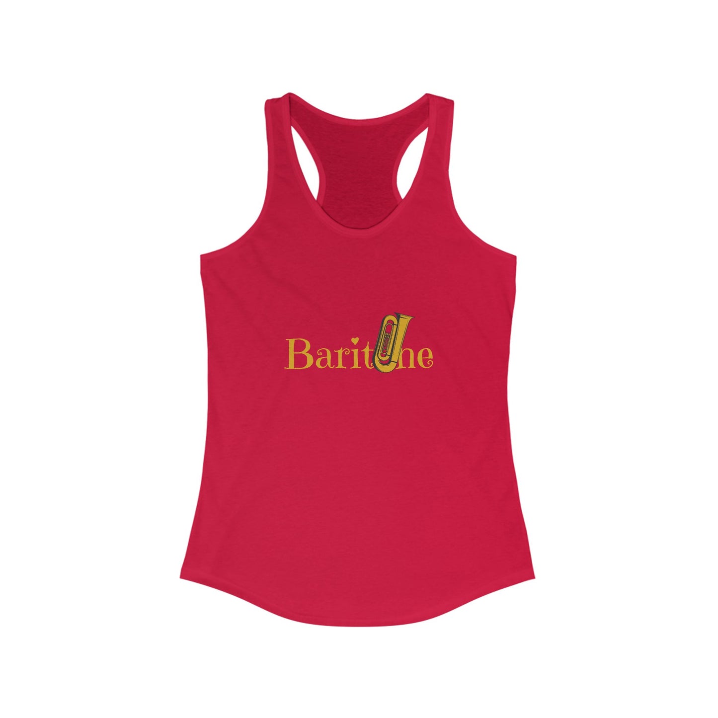 "Baritone" Women's Ideal Racerback Tank