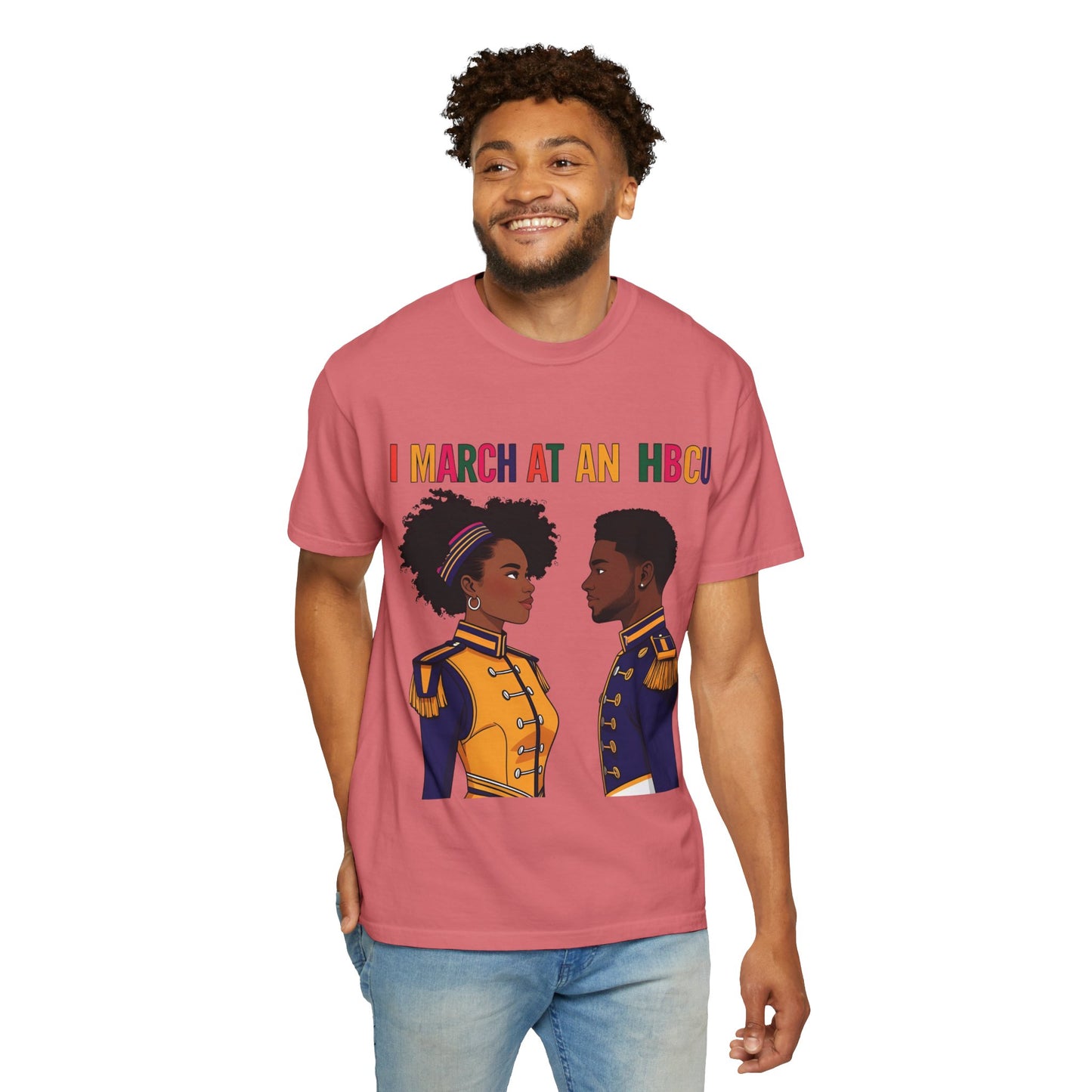 "HBCU Pride" Unisex Garment-Dyed T-shirt with