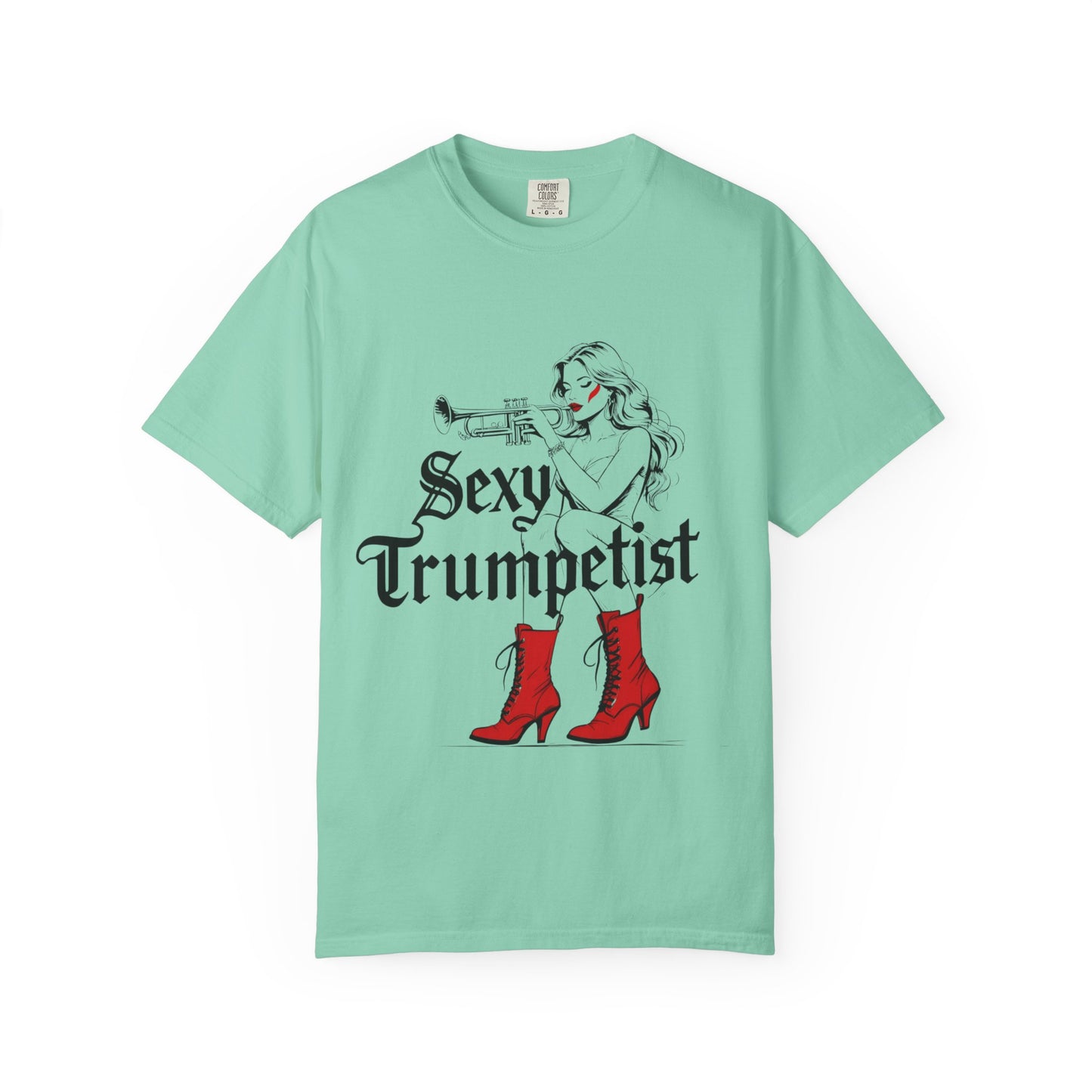 "Sexy Trumpetist" Unisex Garment-Dyed T-shirt