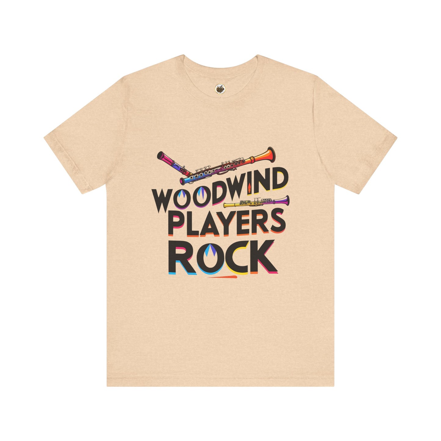 "Woodwind Players Rock" Unisex Short Sleeve T-Shirt