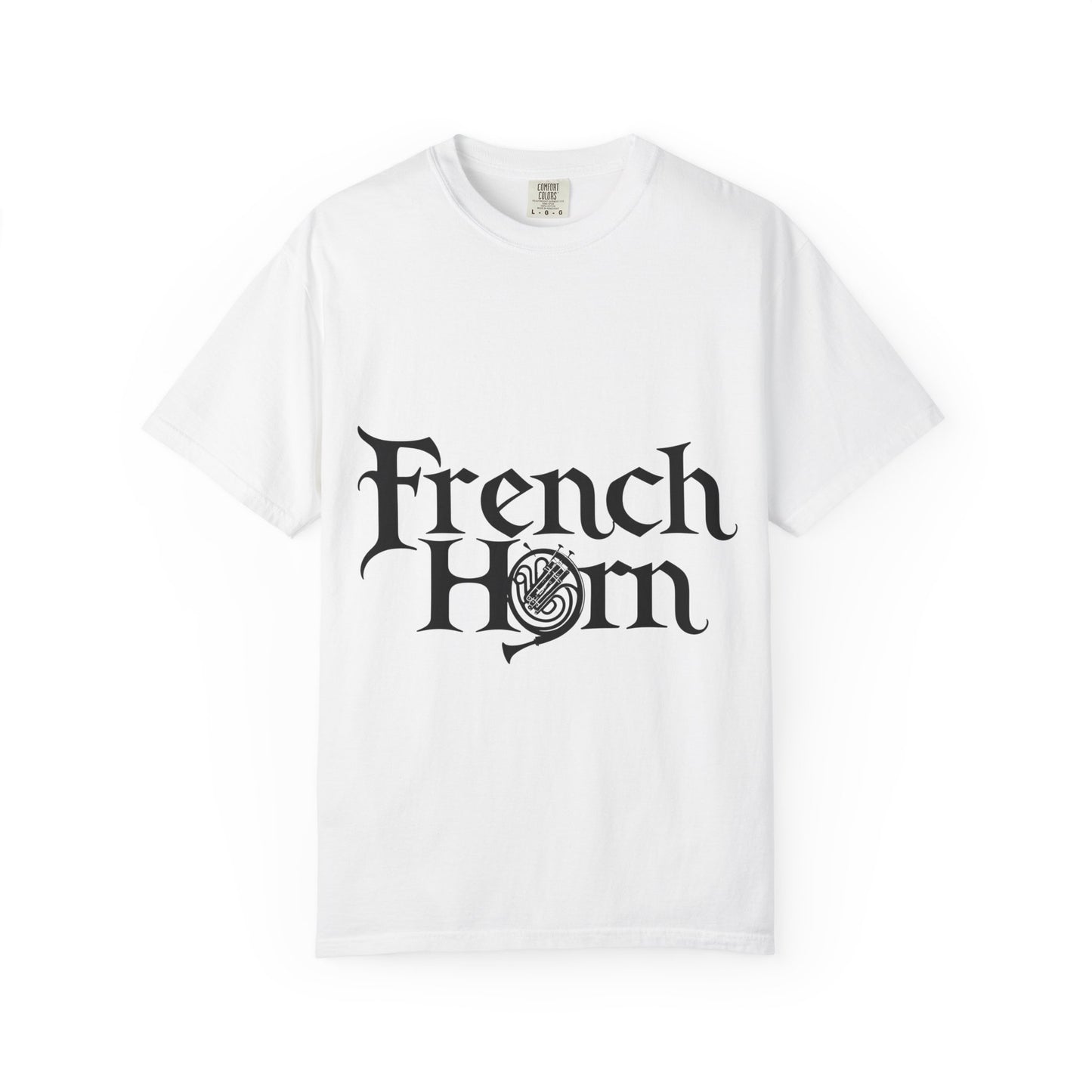 "French Horn" Unisex Garment-Dyed T-shirt