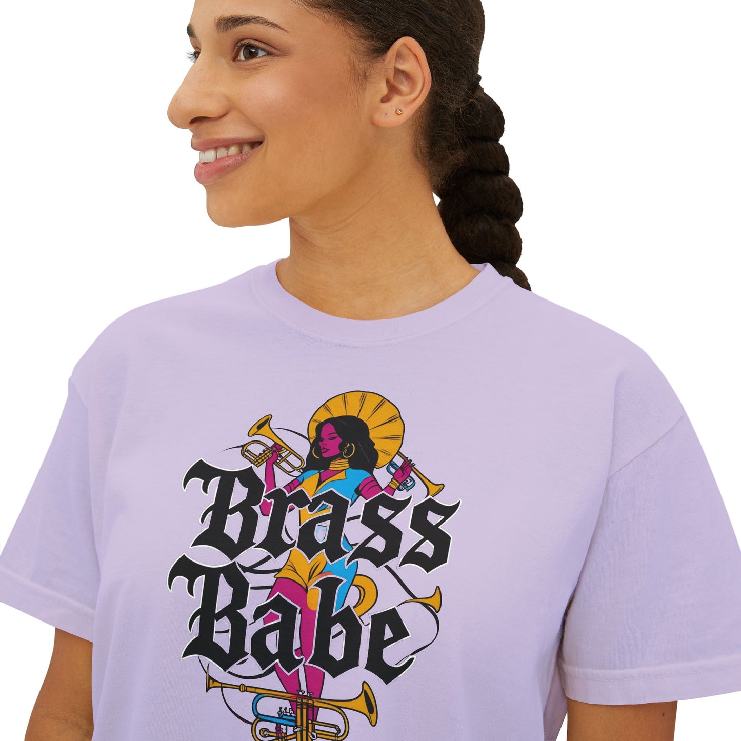 "Brass Babe" Women's Boxy Tee