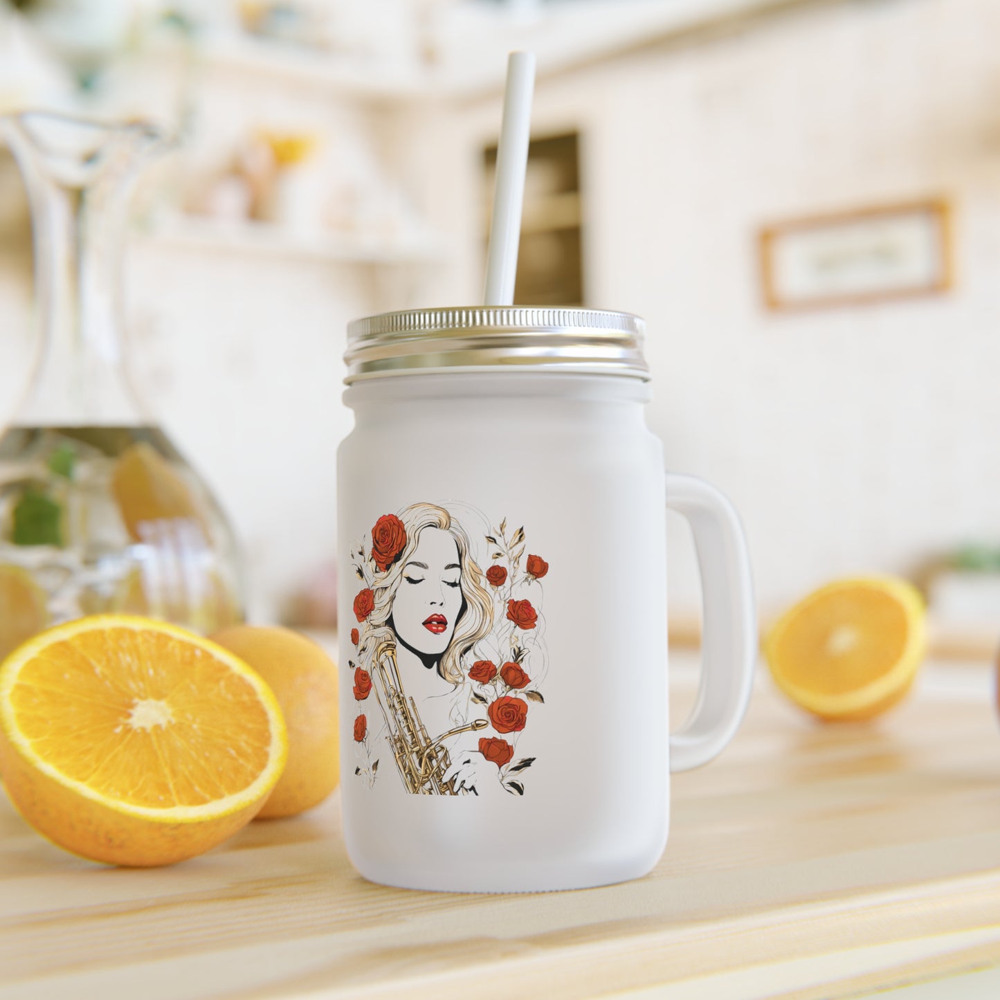 "Ladies Of Brass" Mason Jar