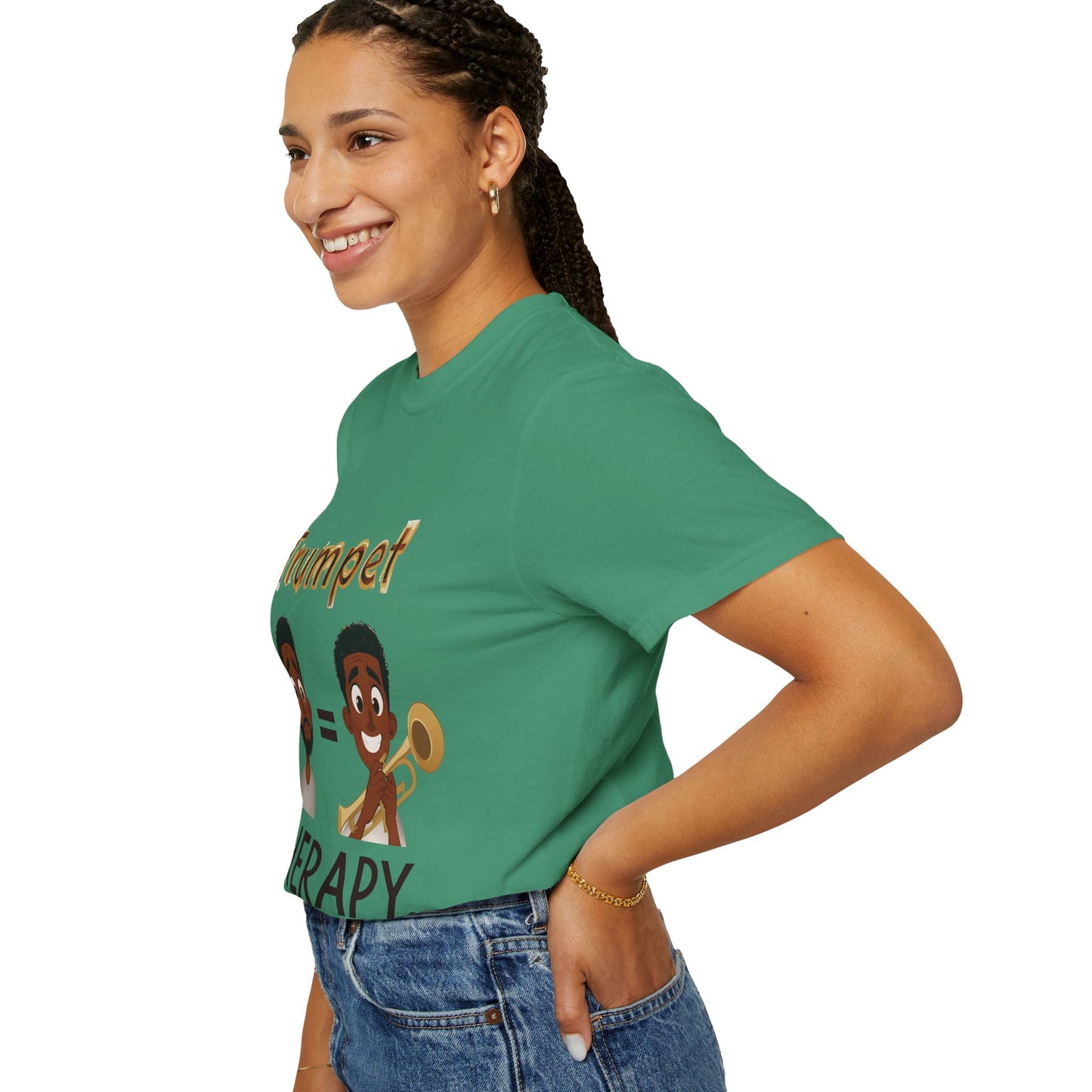 "Trumpet Therapy" Unisex Music T-Shirt