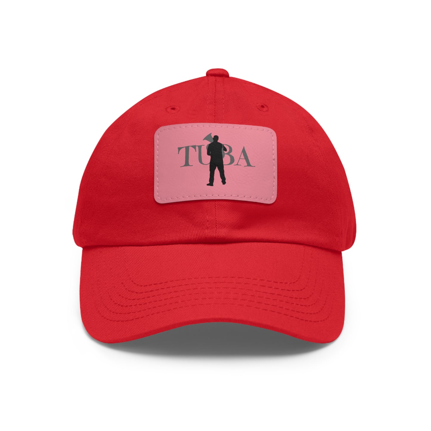 "Tuba" Dad Hat with Leather Patch (Rectangle)