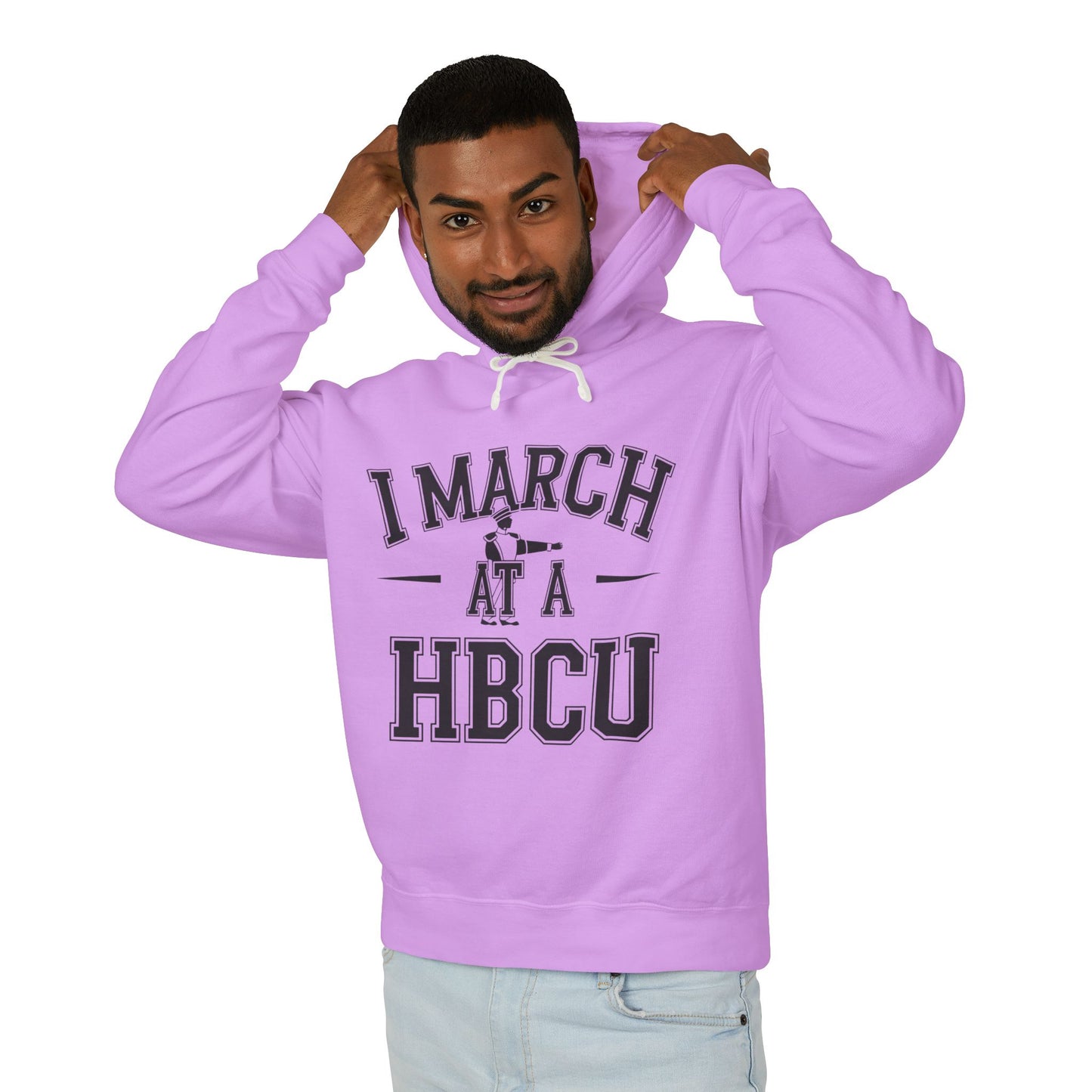 "HBCU Pride" Unisex Lightweight Hooded Sweatshirt