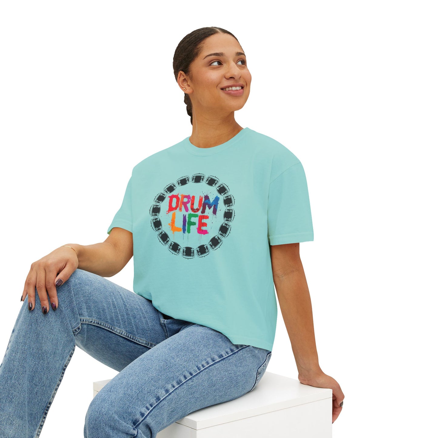 "Drum Life" Women's Boxy Tee