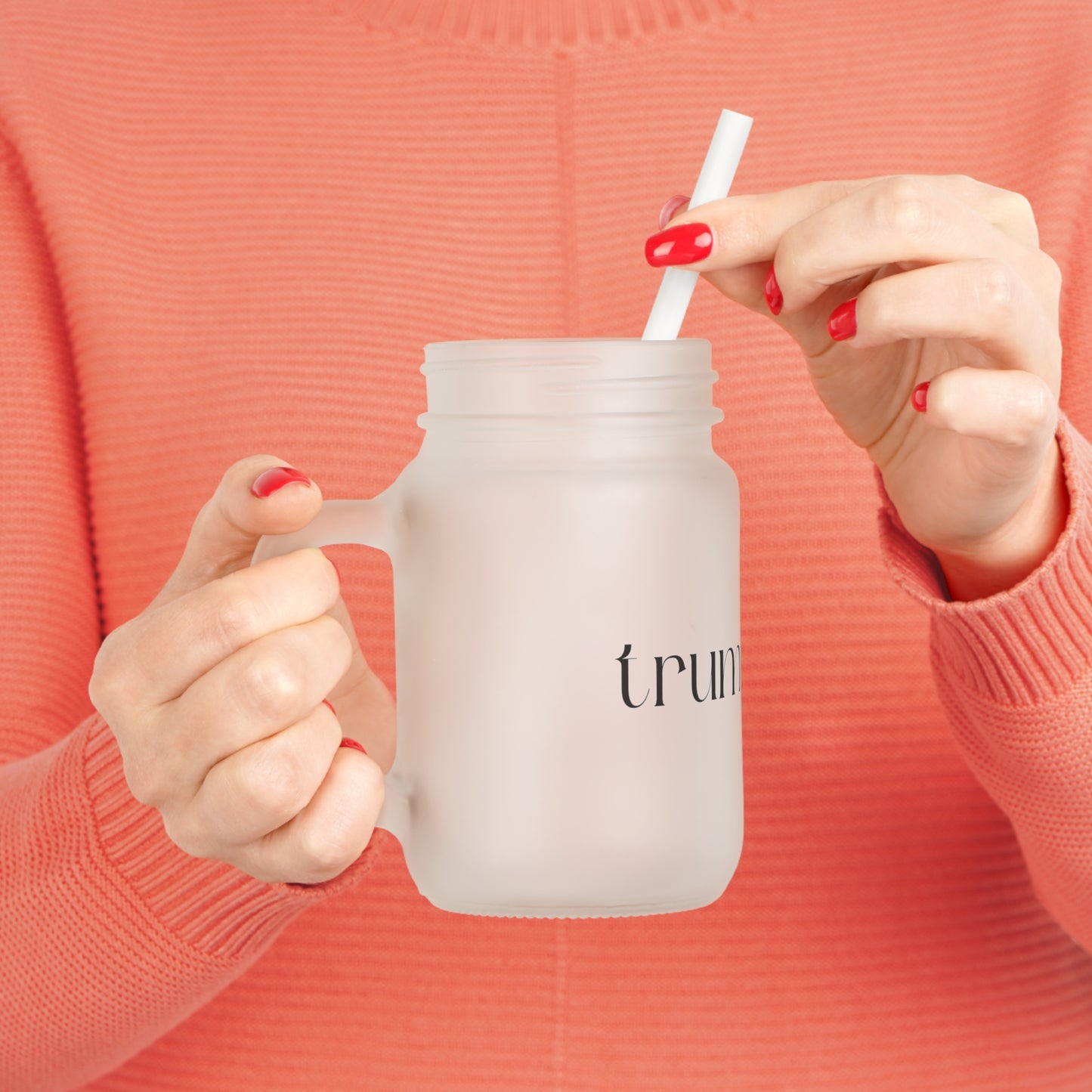 " Trumpet" Mason Jar