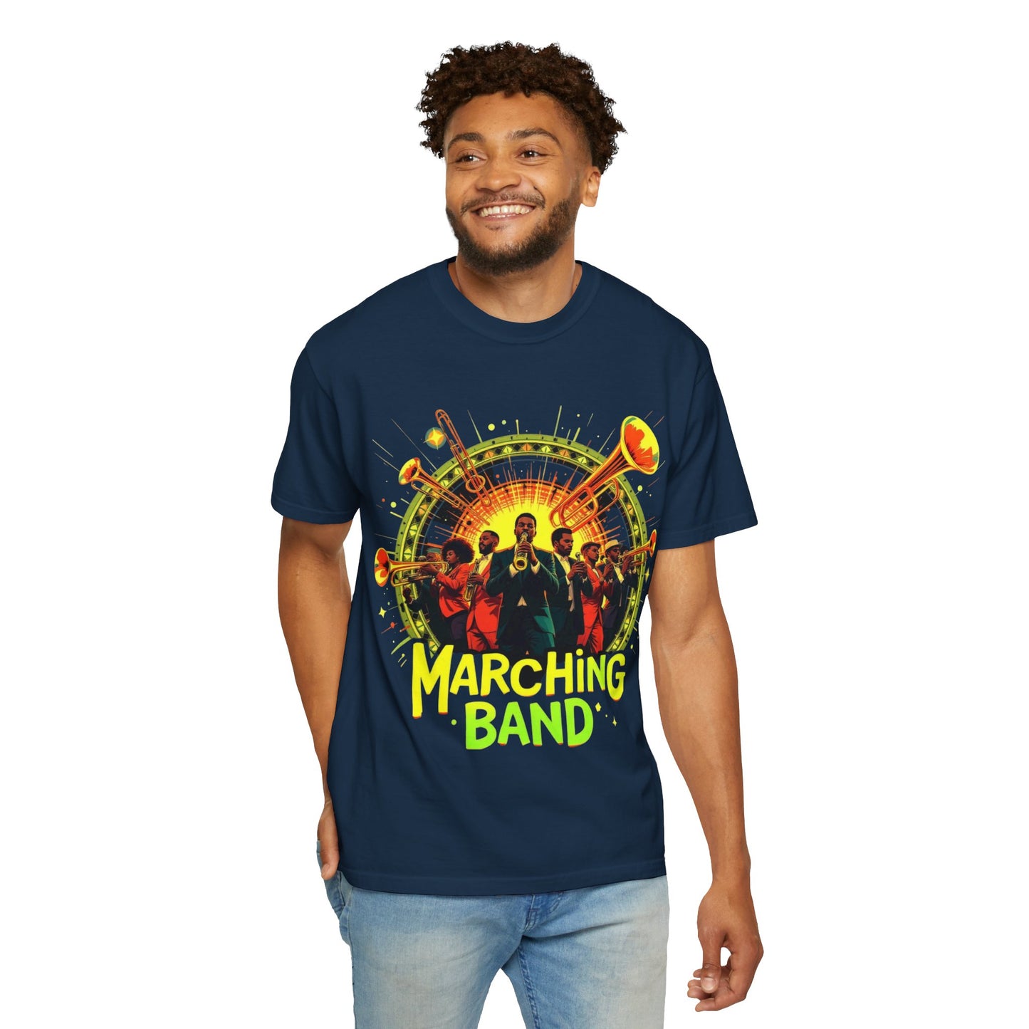 "Marching Band" Unisex Garment Dyed T-Shirt