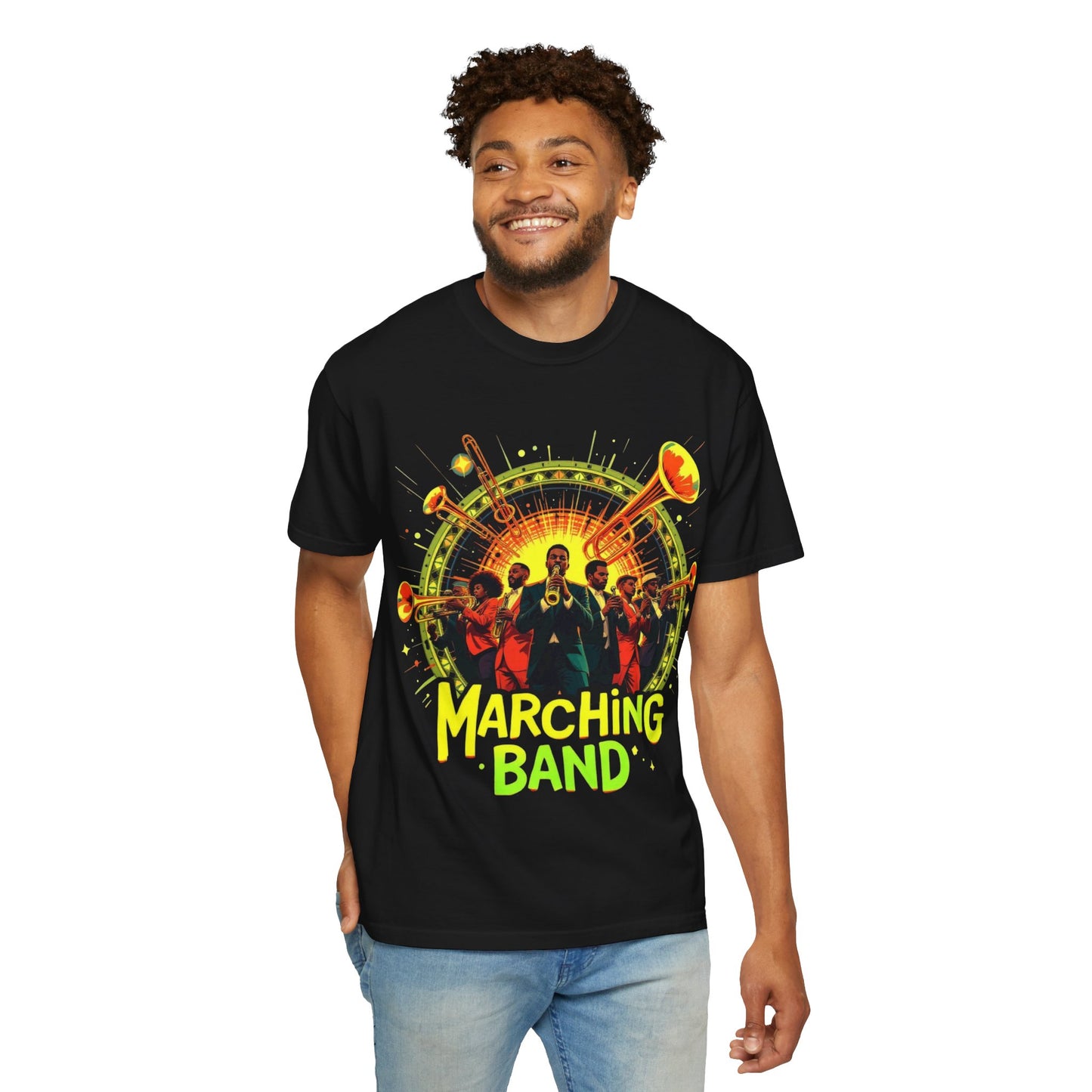 "Marching Band" Unisex Garment Dyed T-Shirt