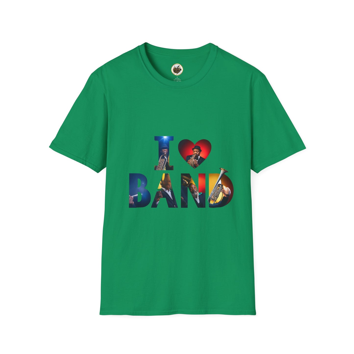 I Love Band Unisex Softstyle T-Shirt