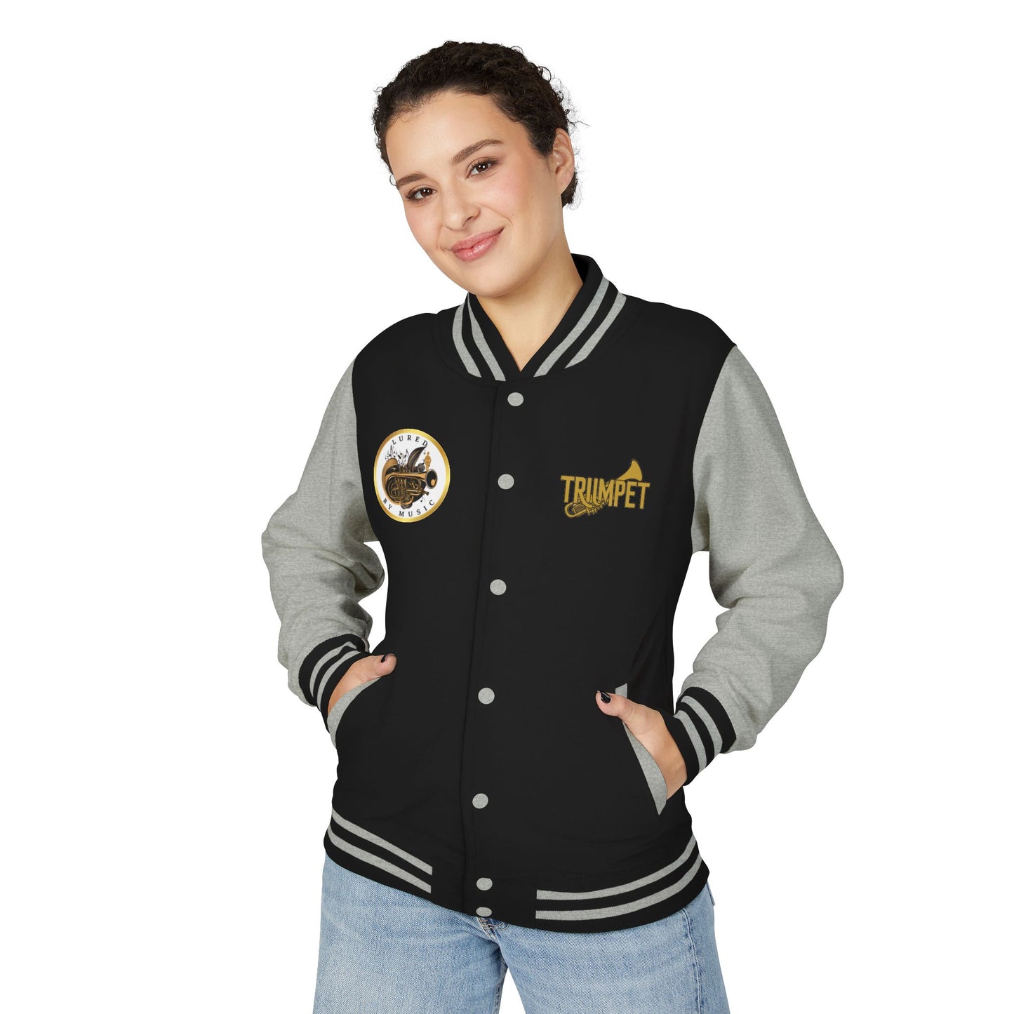 "Trumpet" Unisex Brass Band Letterman Jacket