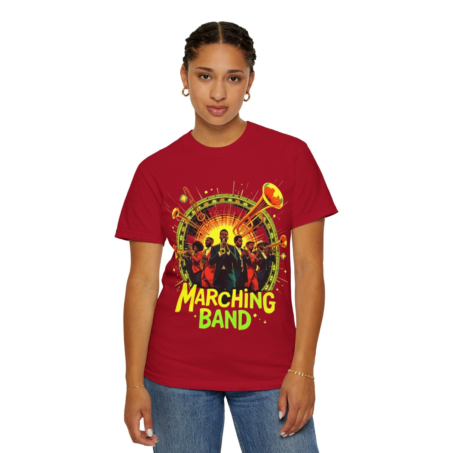 "Marching Band" Unisex Garment Dyed T-Shirt