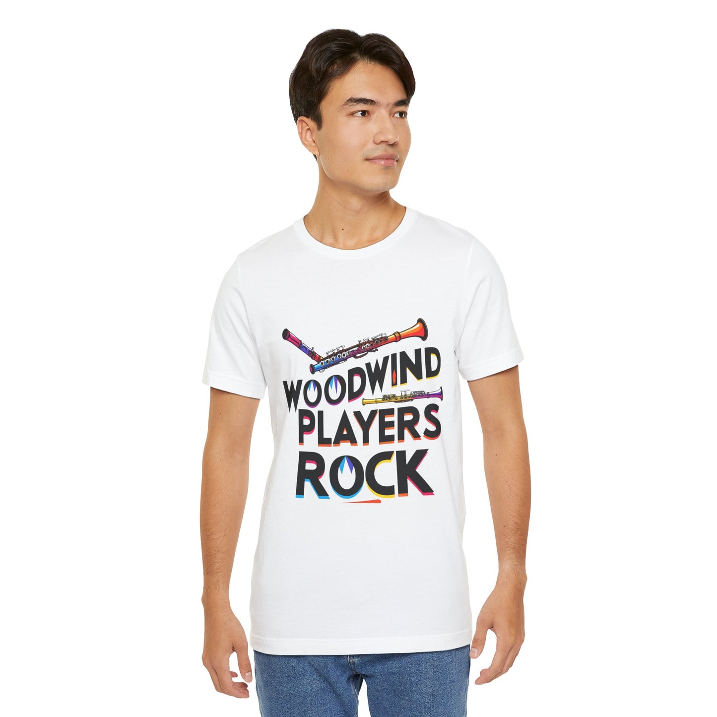 "Woodwind Players Rock" Unisex Short Sleeve T-Shirt