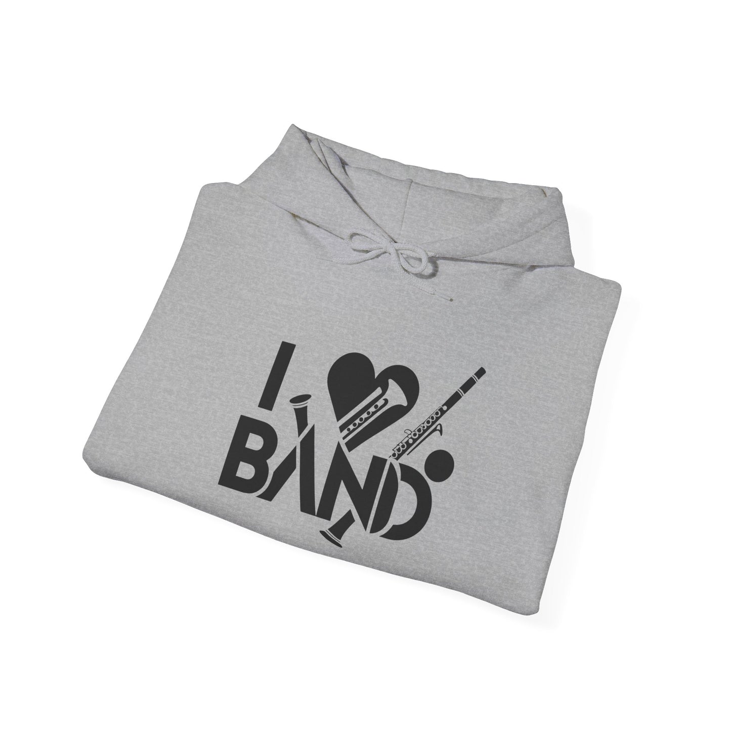 "I Love Band" Unisex Heavy-Blend Hoodie