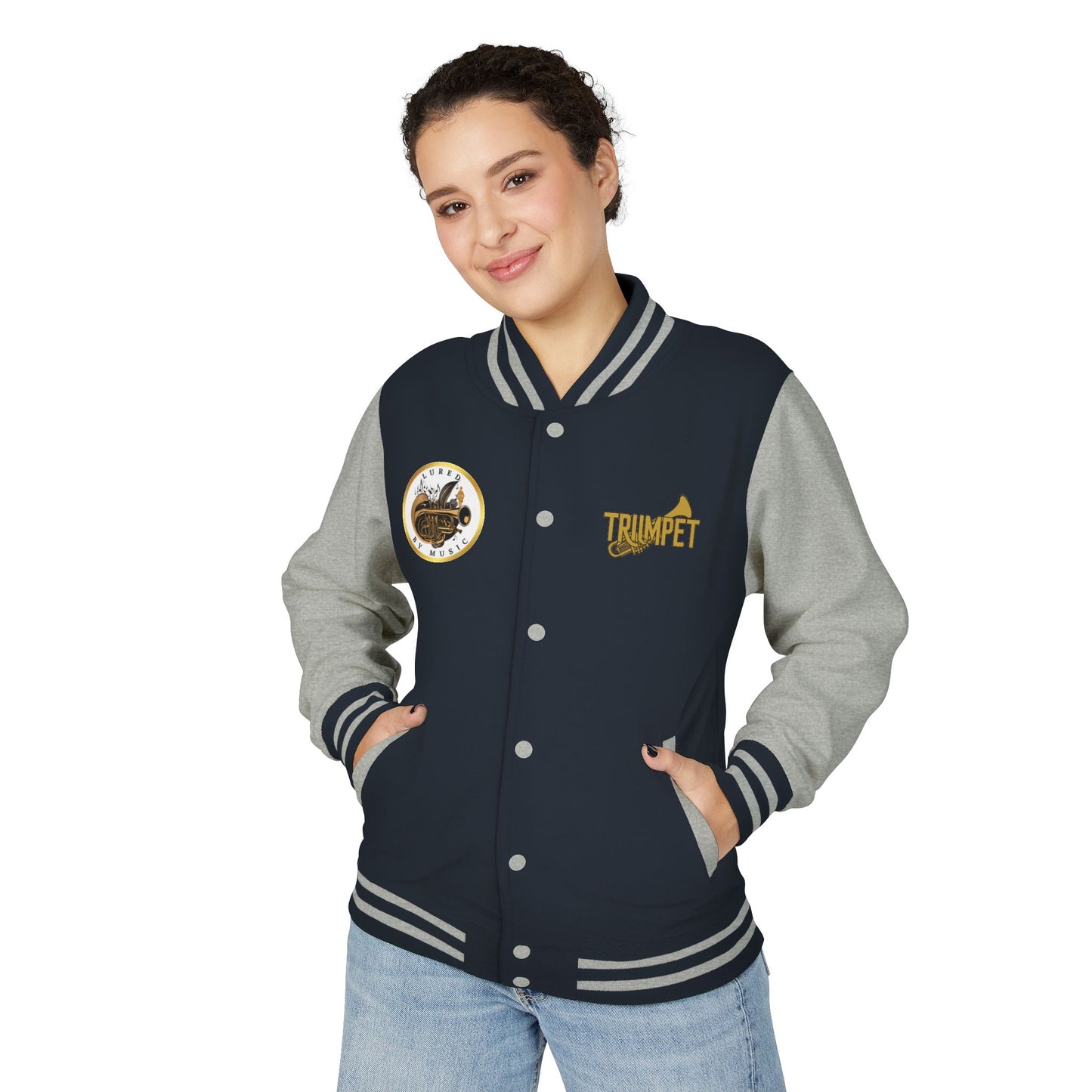 "Trumpet" Unisex Brass Band Letterman Jacket