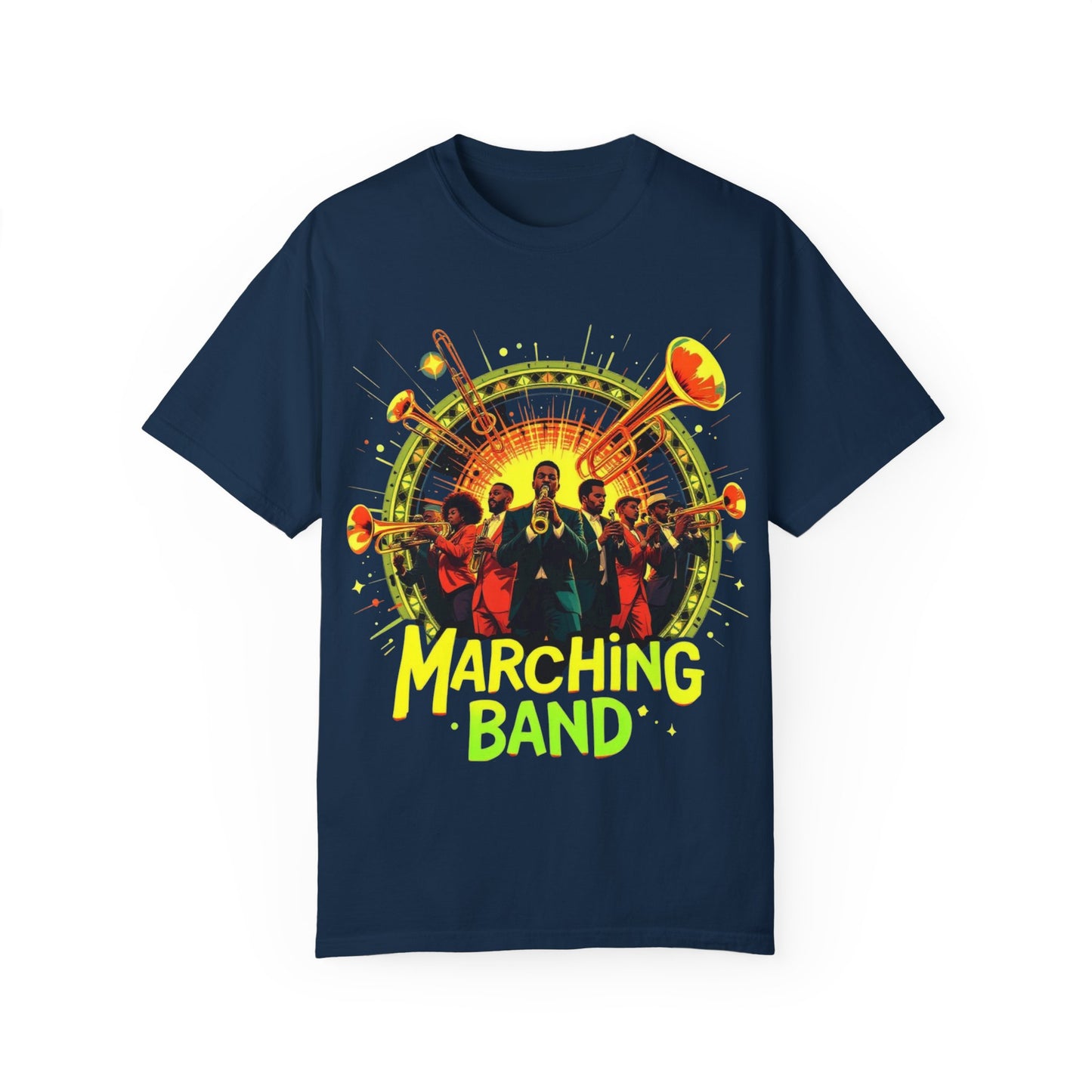 "Marching Band" Unisex Garment Dyed T-Shirt