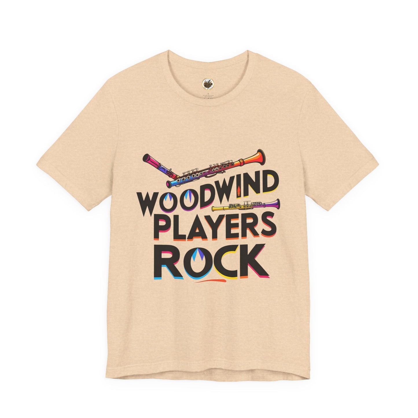 "Woodwind Players Rock" Unisex Short Sleeve T-Shirt
