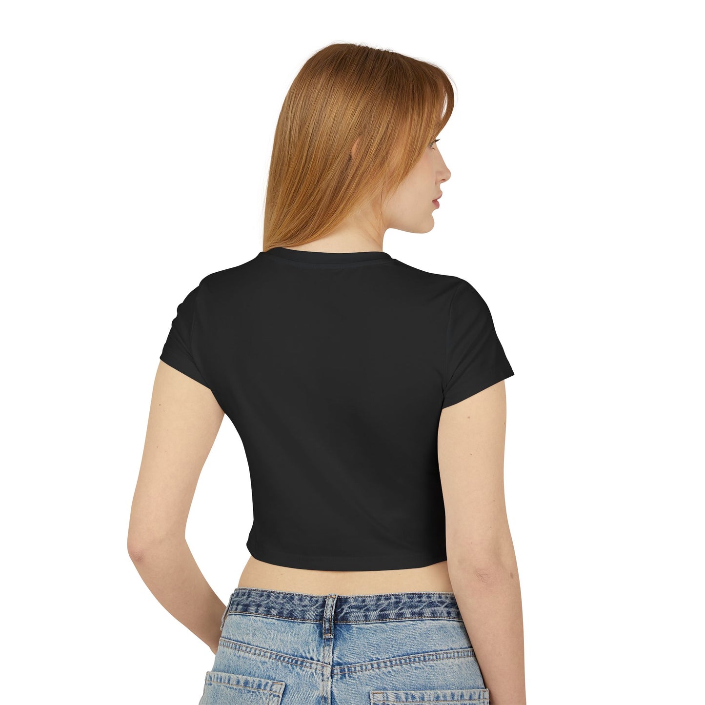 Black "Brassy" Women's Baby Tee