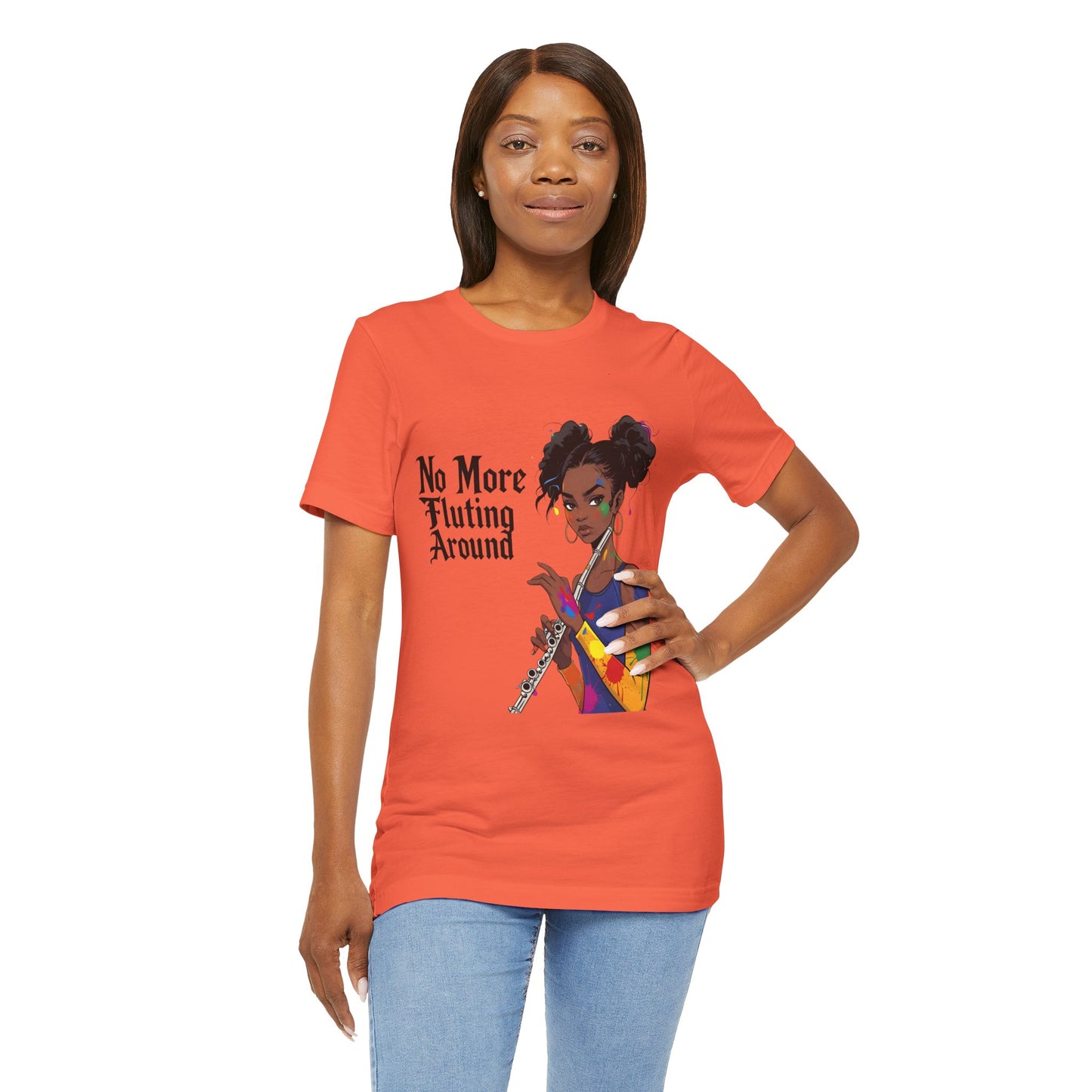 "No More Fluting Around" Unisex Musician Tee