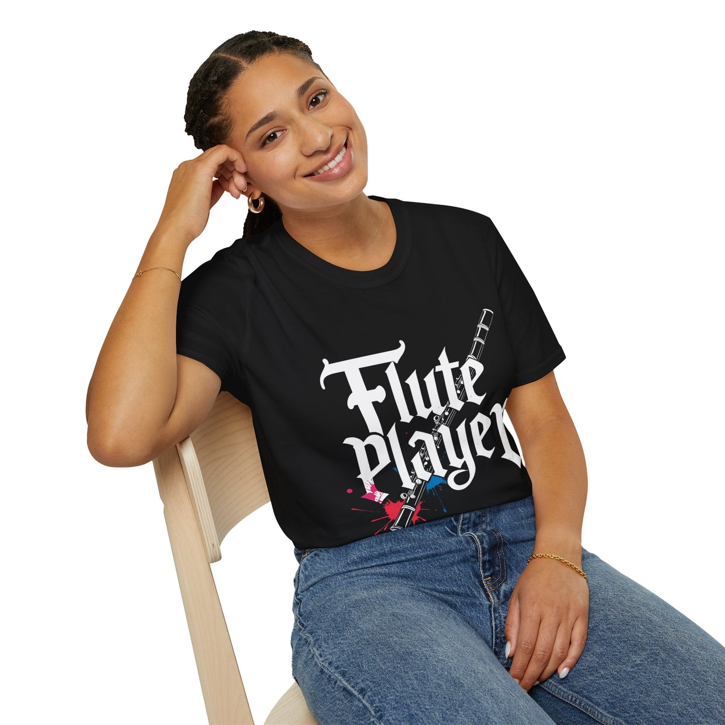 "Flute Player" Unisex T-Shirt