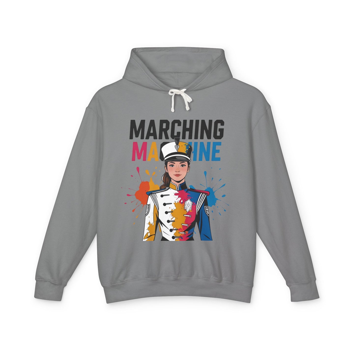 "Marching Machine" Unisex Lightweight Hoodie