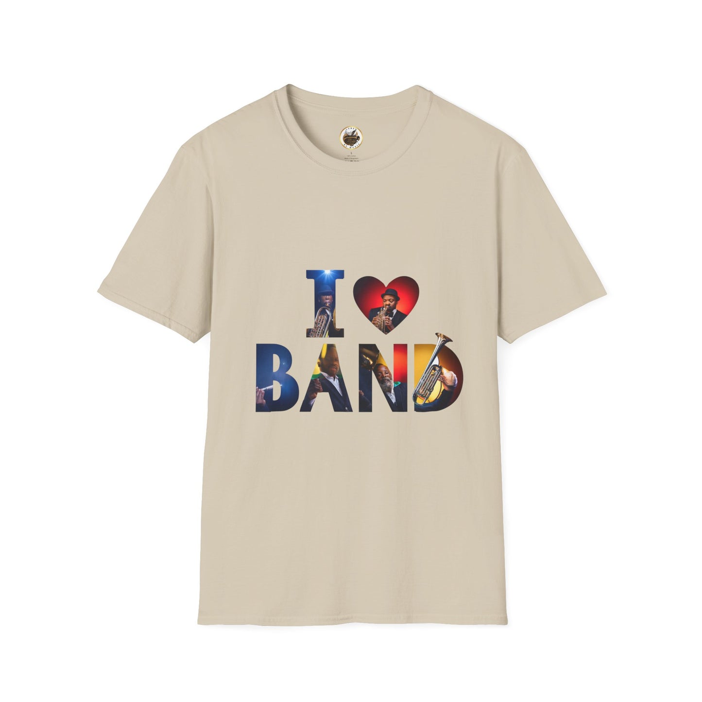 I Love Band Unisex Softstyle T-Shirt