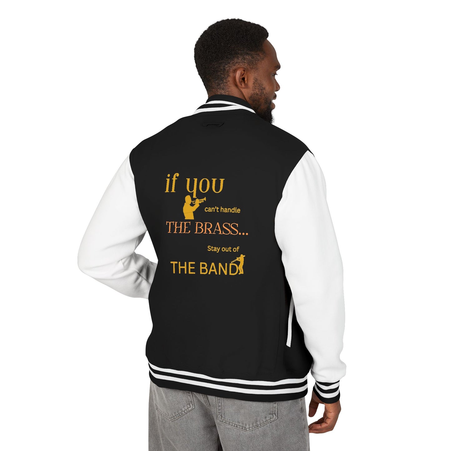 "Trumpet" Unisex Brass Band Letterman Jacket