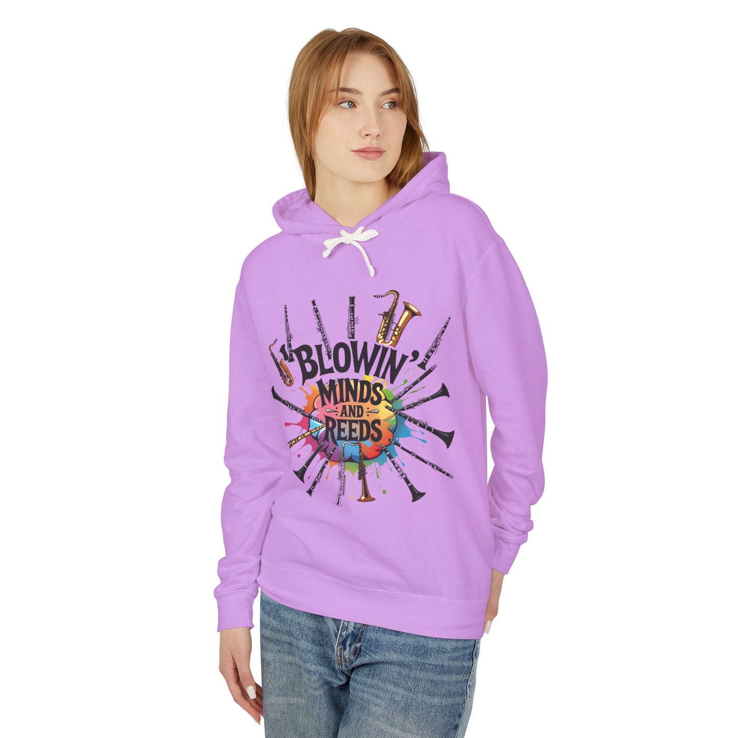 "Blowin' Minds" Unisex Lightweight Hoodie
