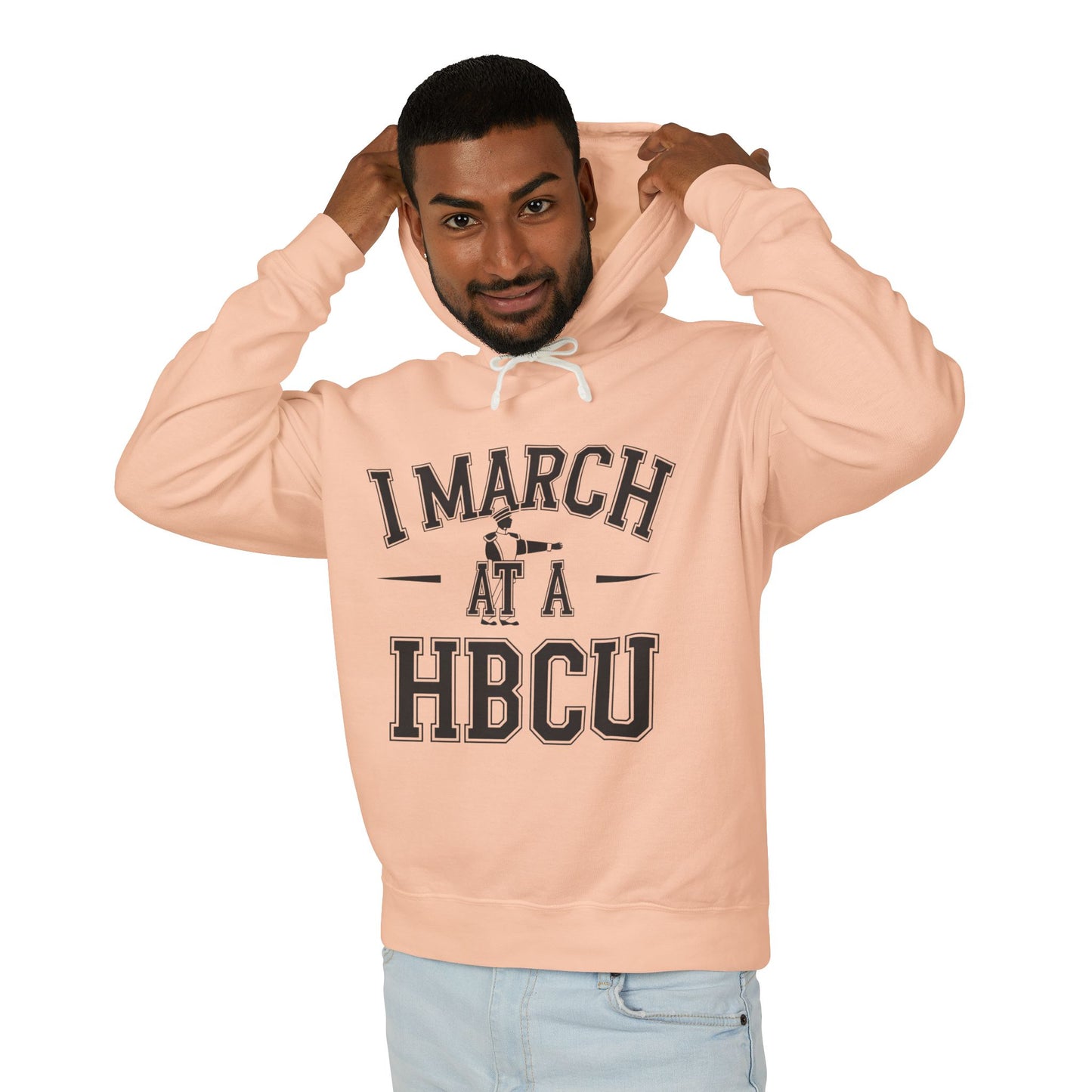"HBCU Pride" Unisex Lightweight Hooded Sweatshirt
