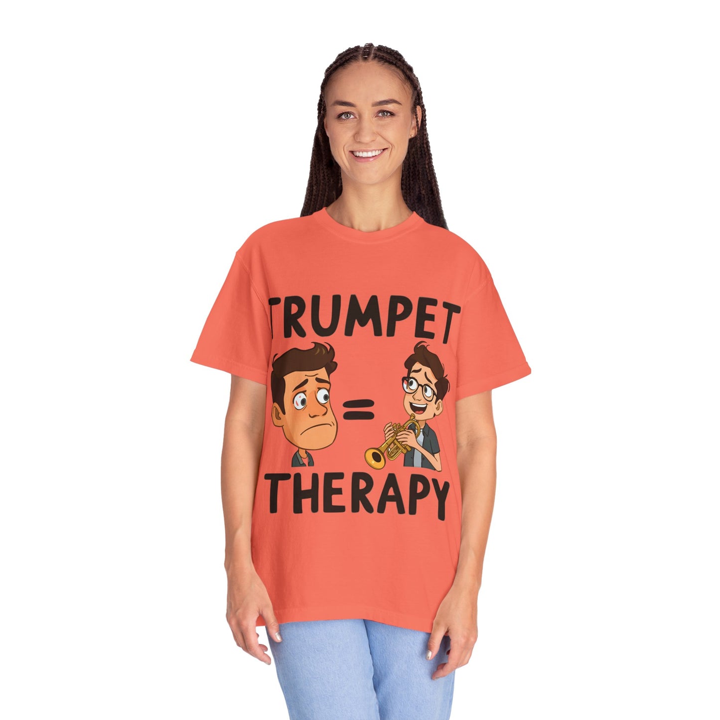 "Trumpet Therapy" Unisex Graphic T-Shirt