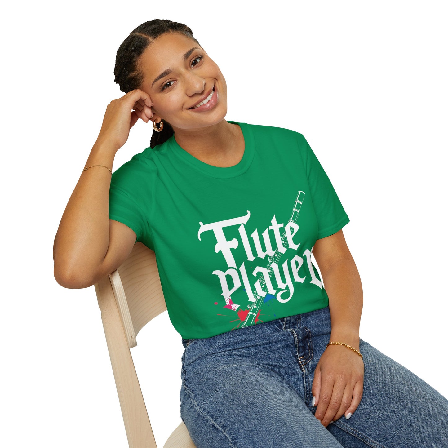 "Flute Player" Unisex T-Shirt